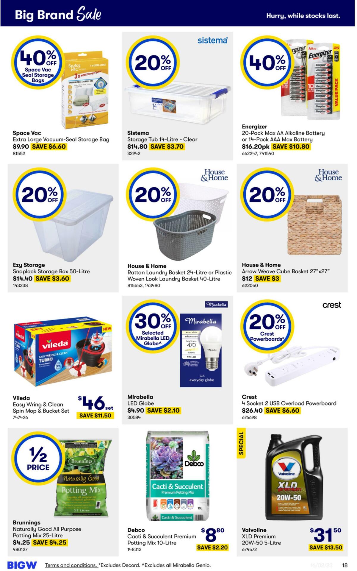 Big W Catalogues from 16 February