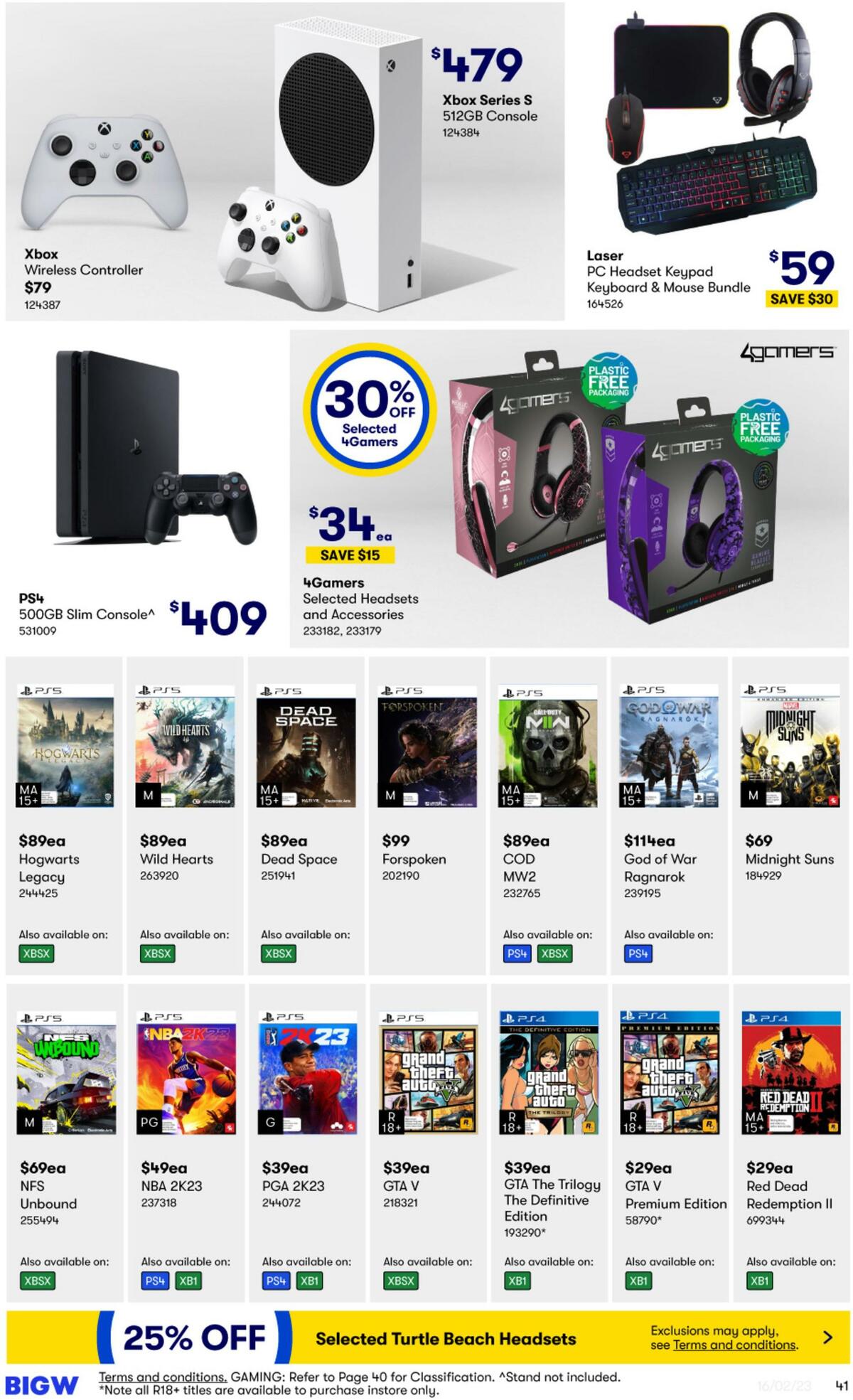 Big W Catalogues from 16 February