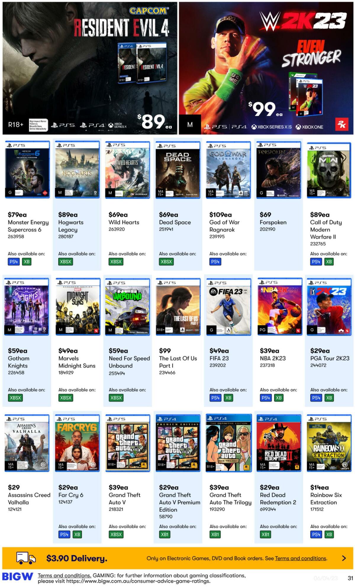 Big W Catalogues from 6 April