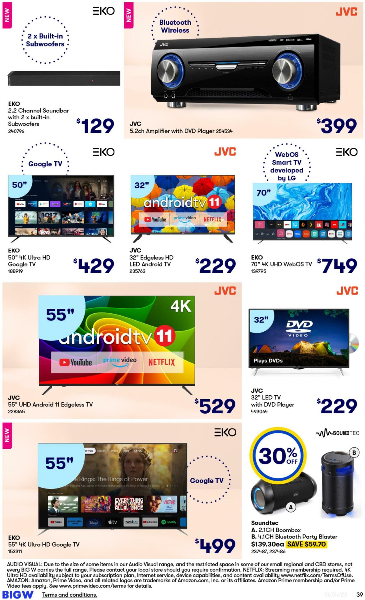 Big W Catalogues from 13 April