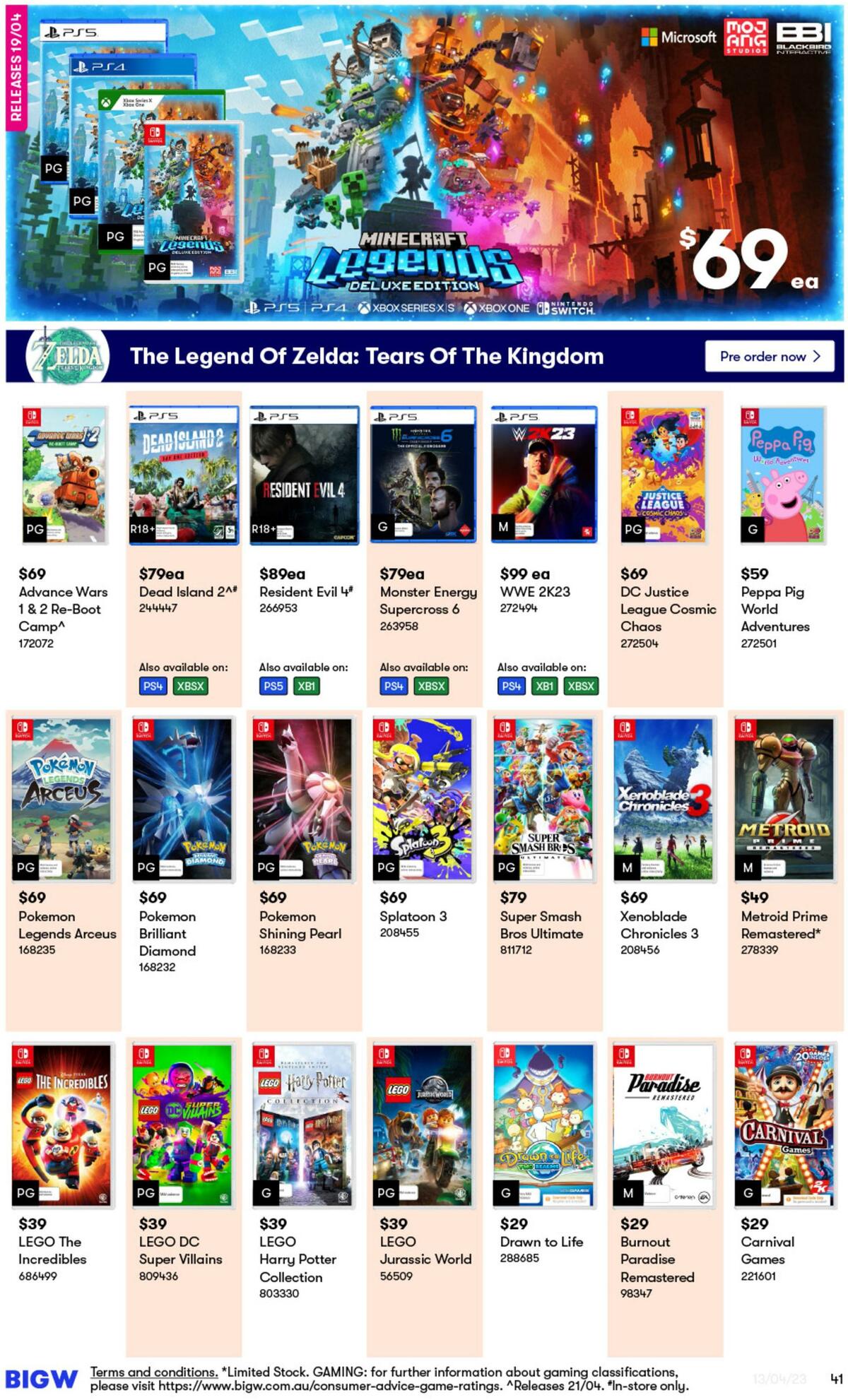 Big W Catalogues from 13 April