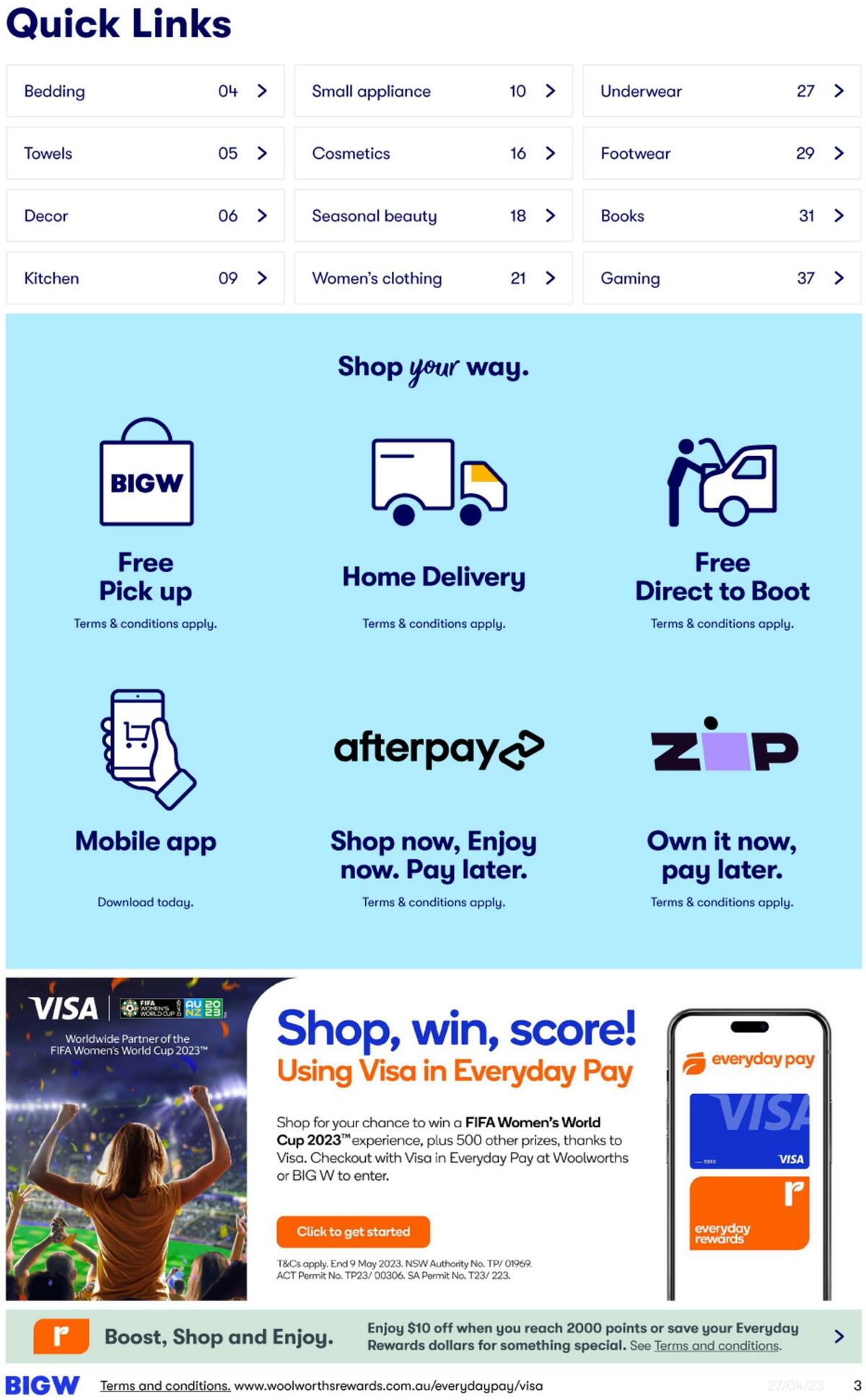 Big W Catalogues from 27 April