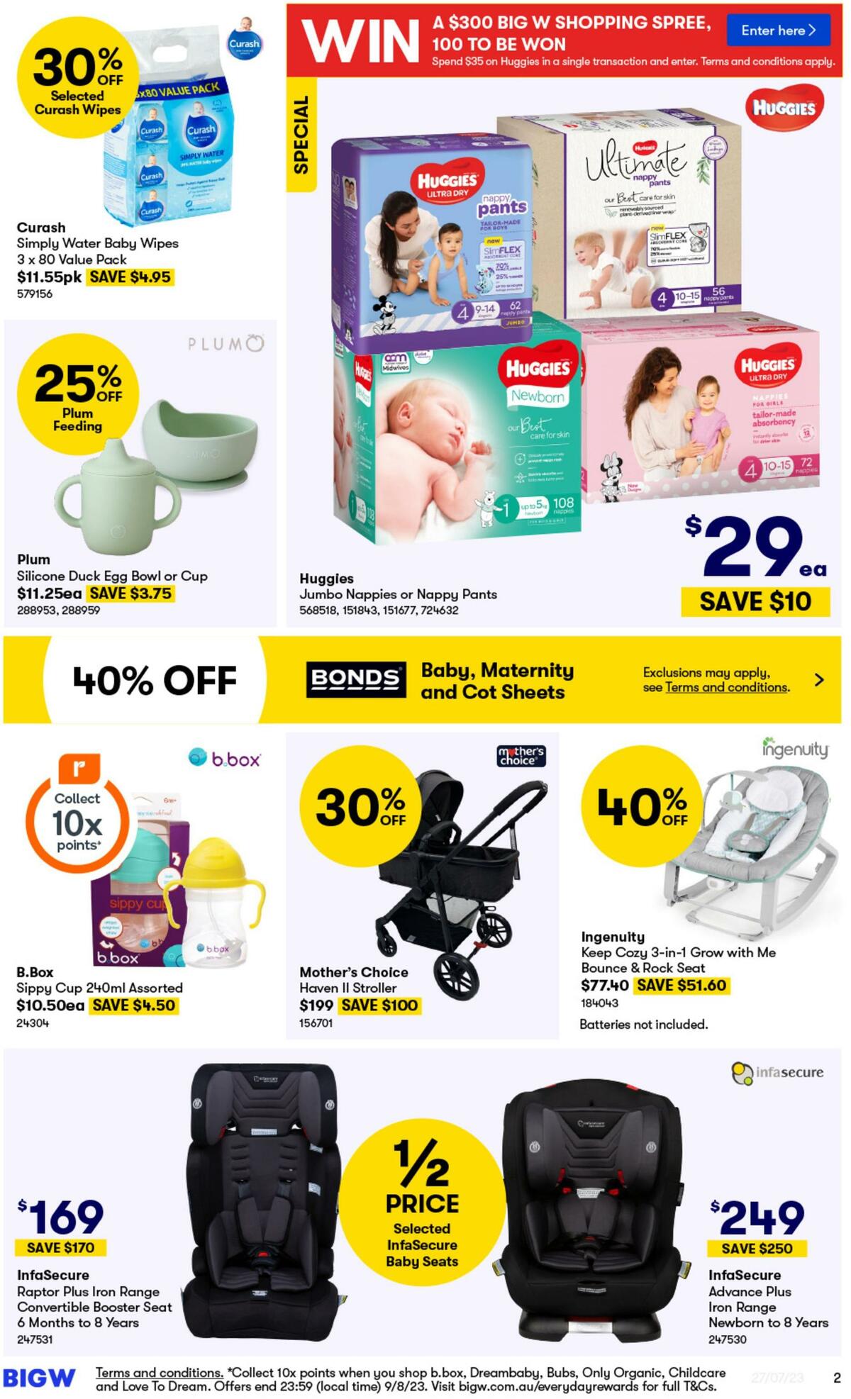 Big W Bub & Me Catalogues from 27 July