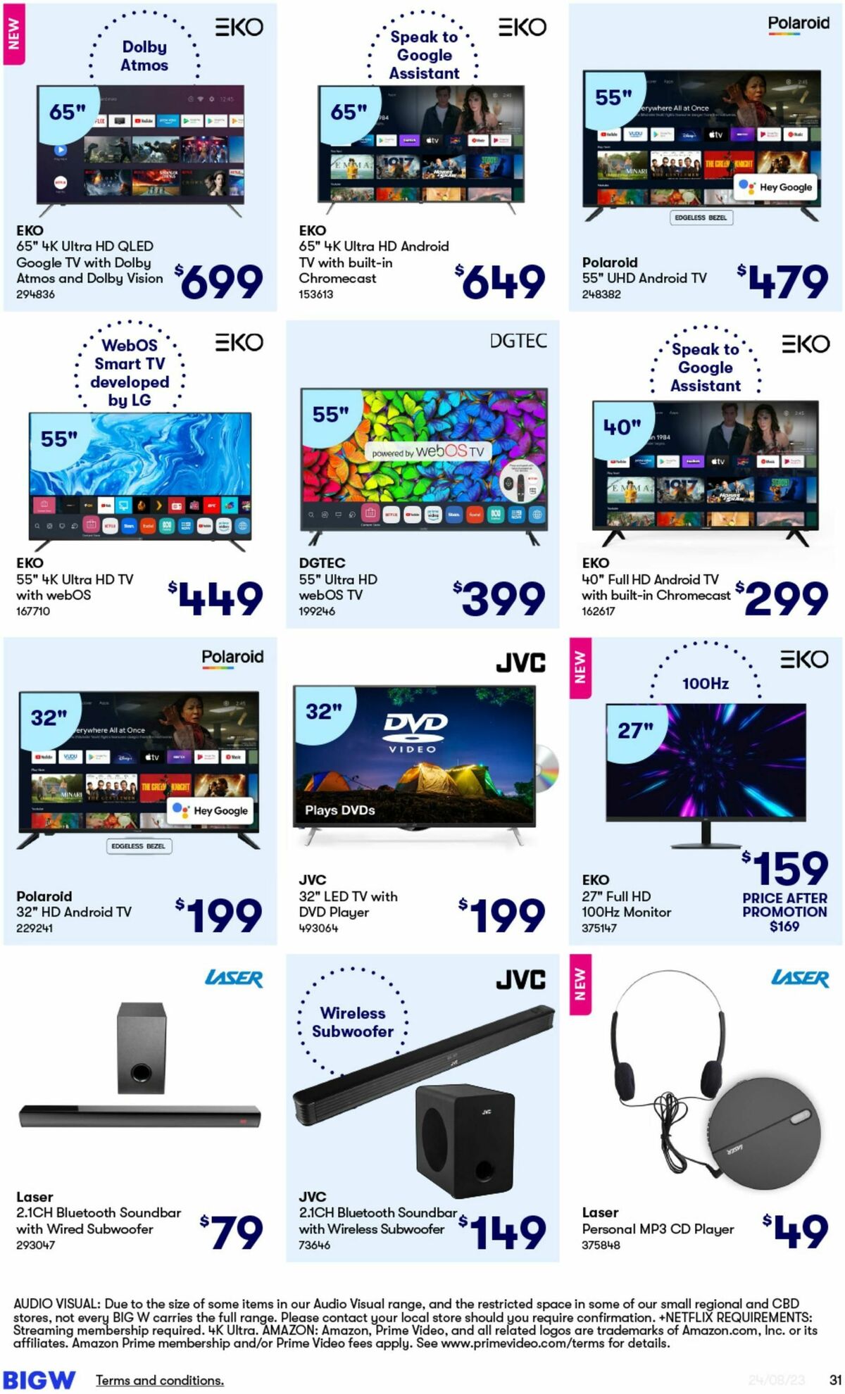 Big W Catalogues from 24 August