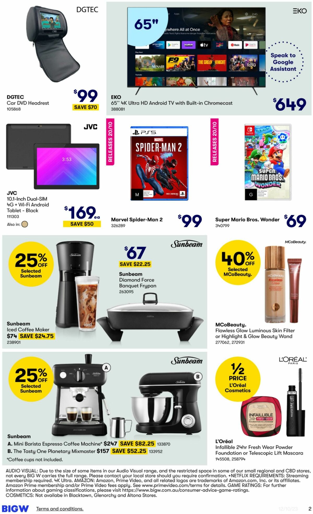 Big W Catalogues from 12 October