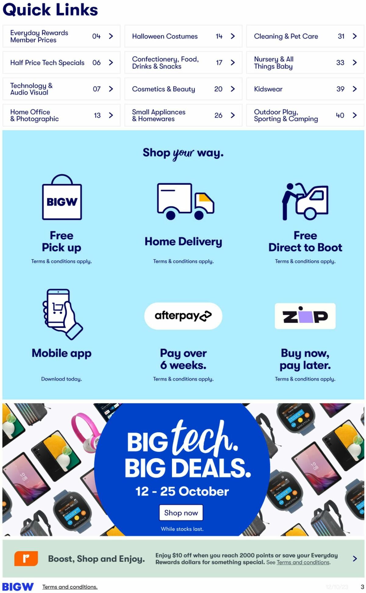 Big W Catalogues from 12 October