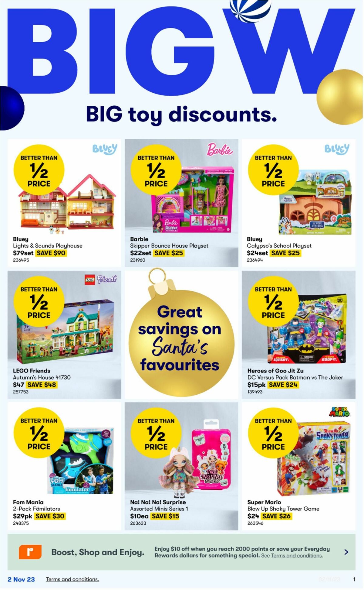 Big W Catalogues from 2 November