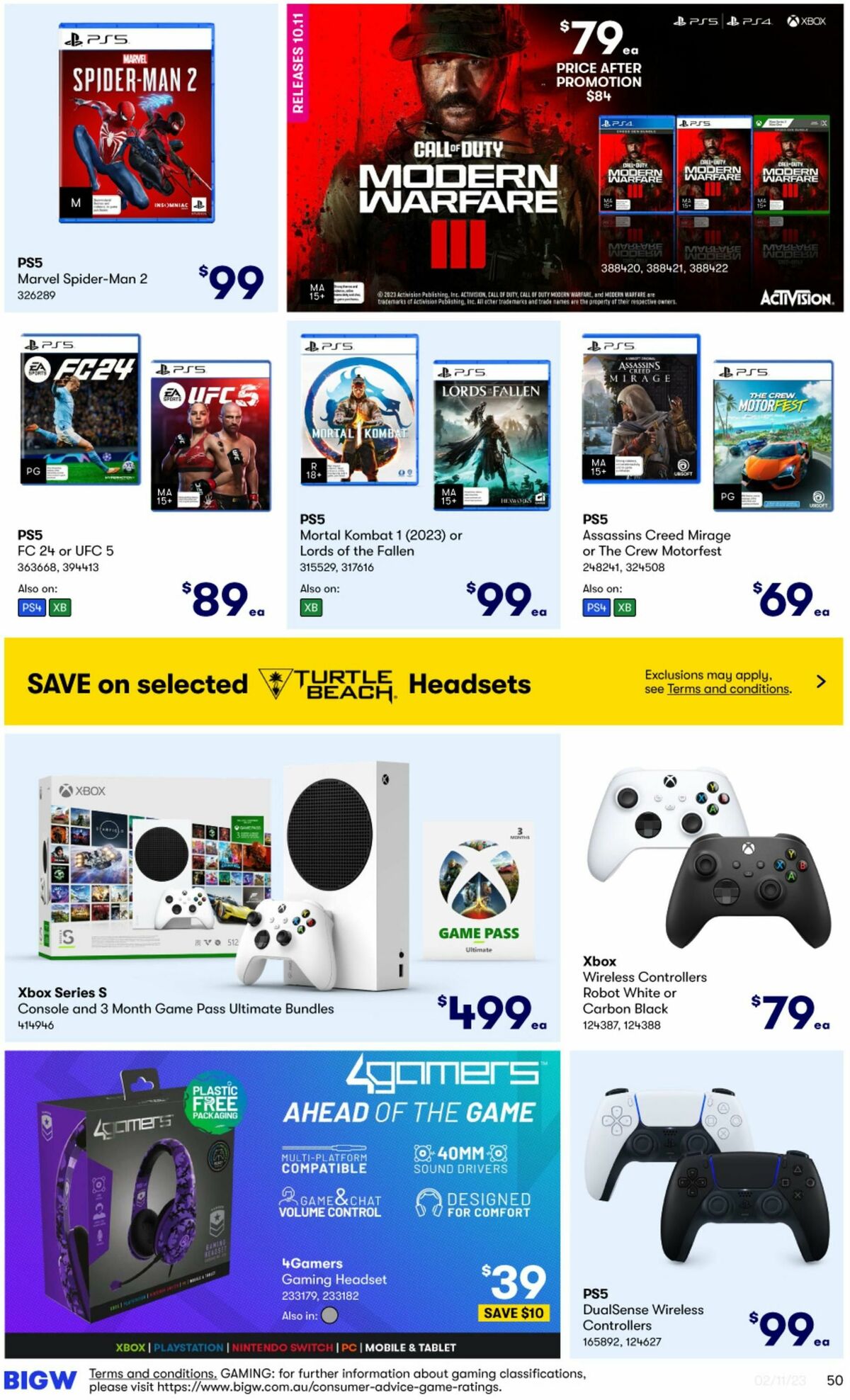 Big W Catalogues from 2 November