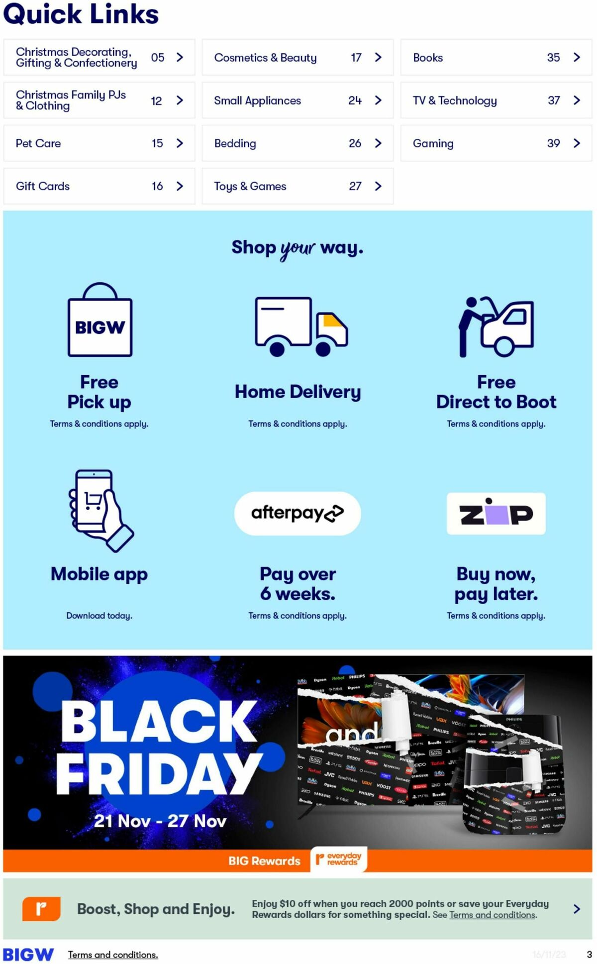 Big W Catalogues from 16 November