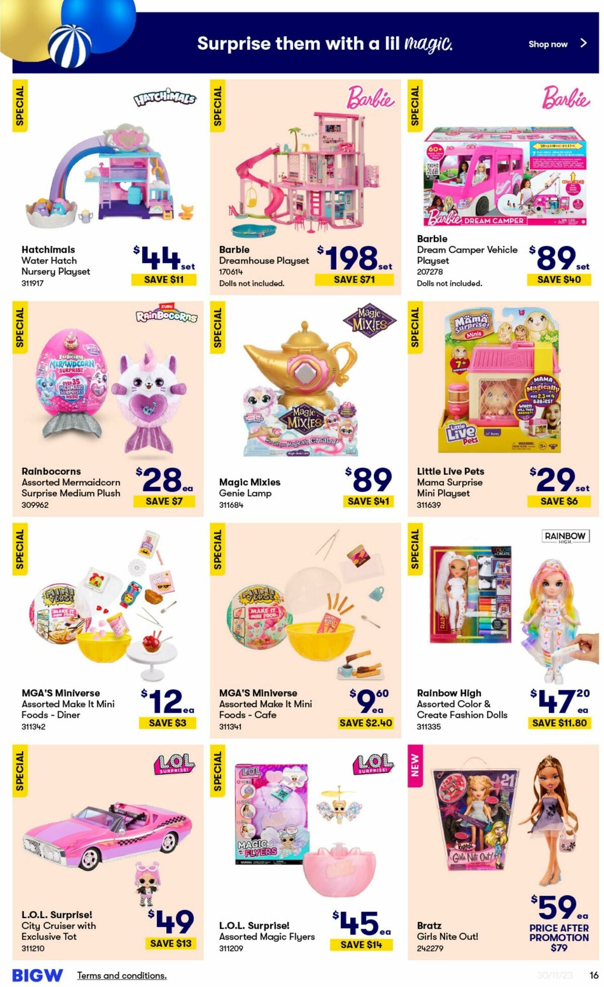 Big W Catalogues from 30 November
