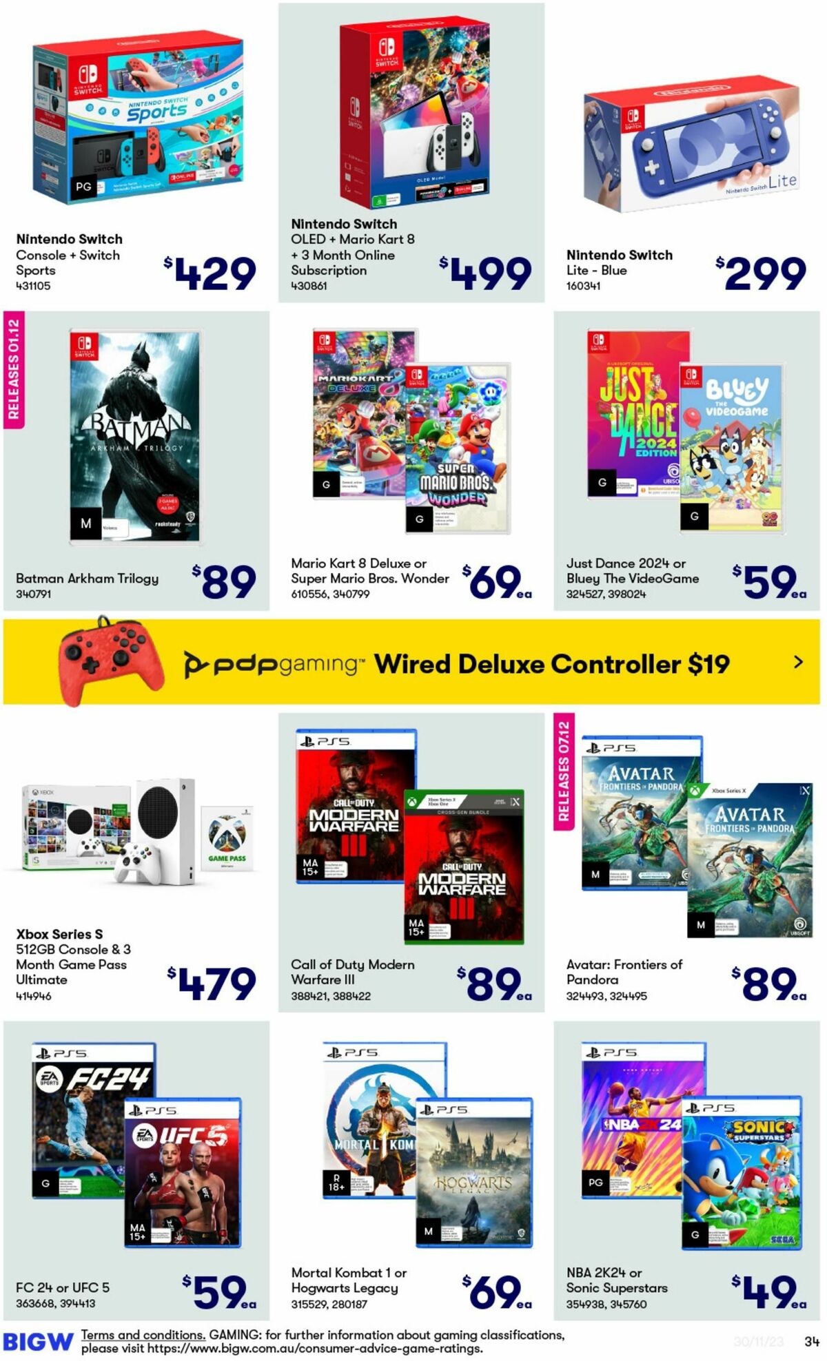 Big W Catalogues from 30 November