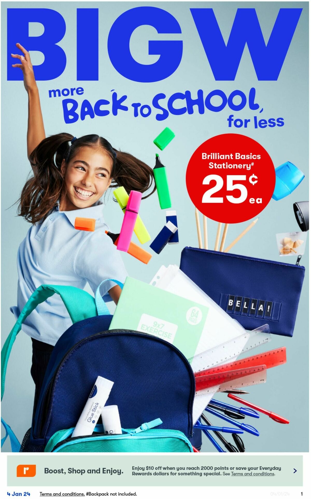 Big W Back to School Catalogues from 4 January