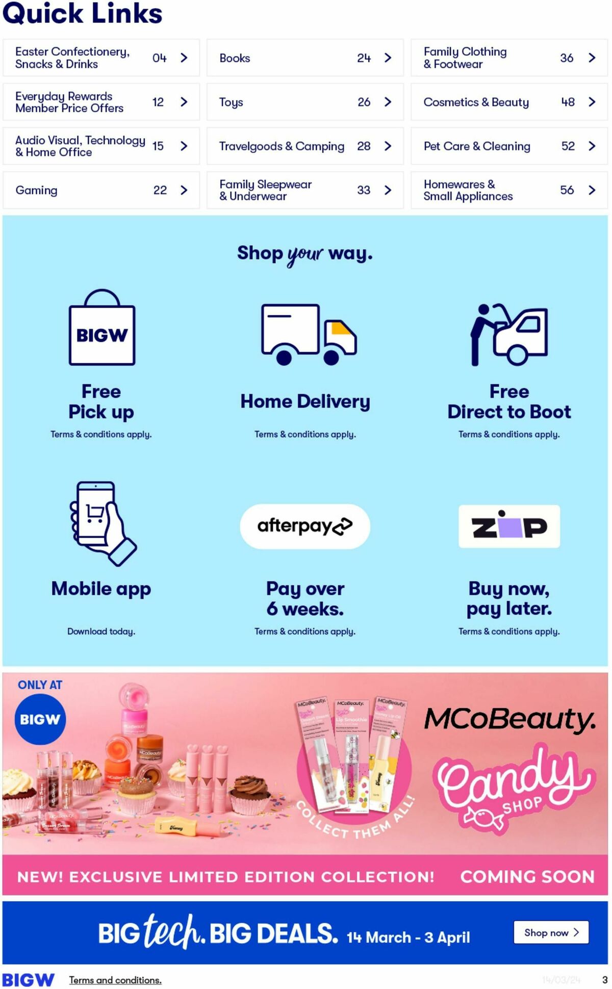 Big W Catalogues from 14 March