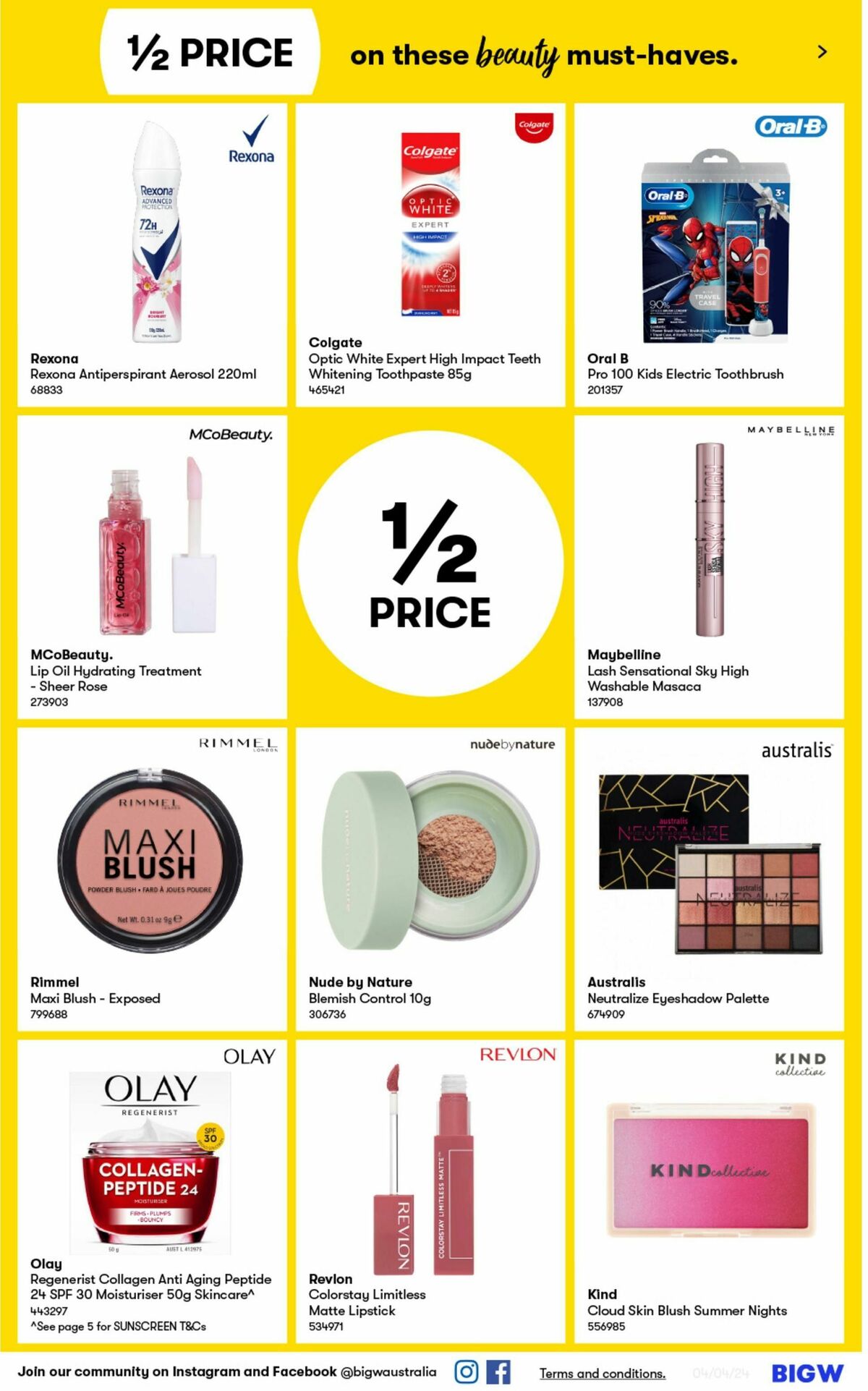 Big W More Beauty For Less Catalogues from 4 April