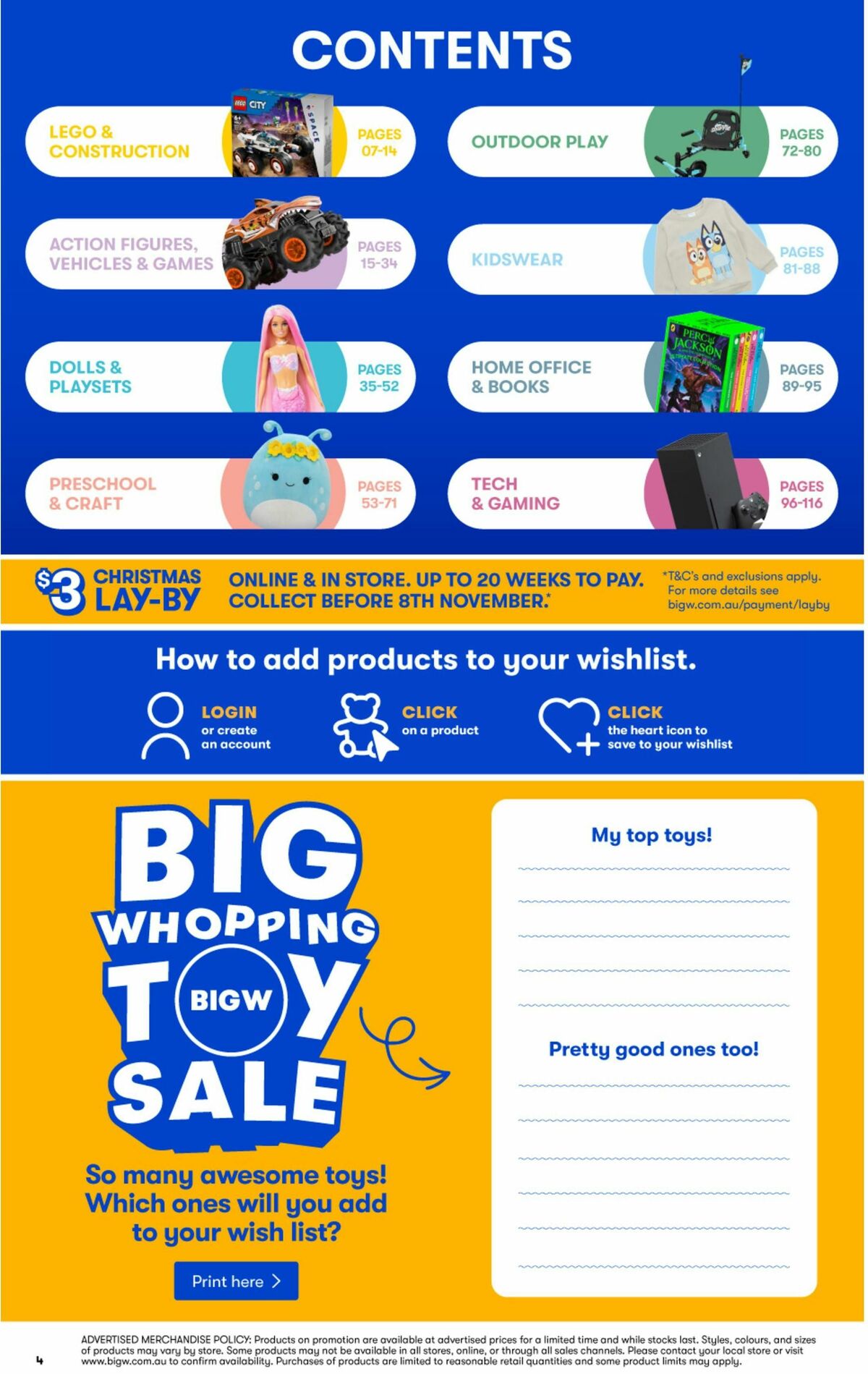 Big W Big Whopping Toy Sale Catalogues from 11 June