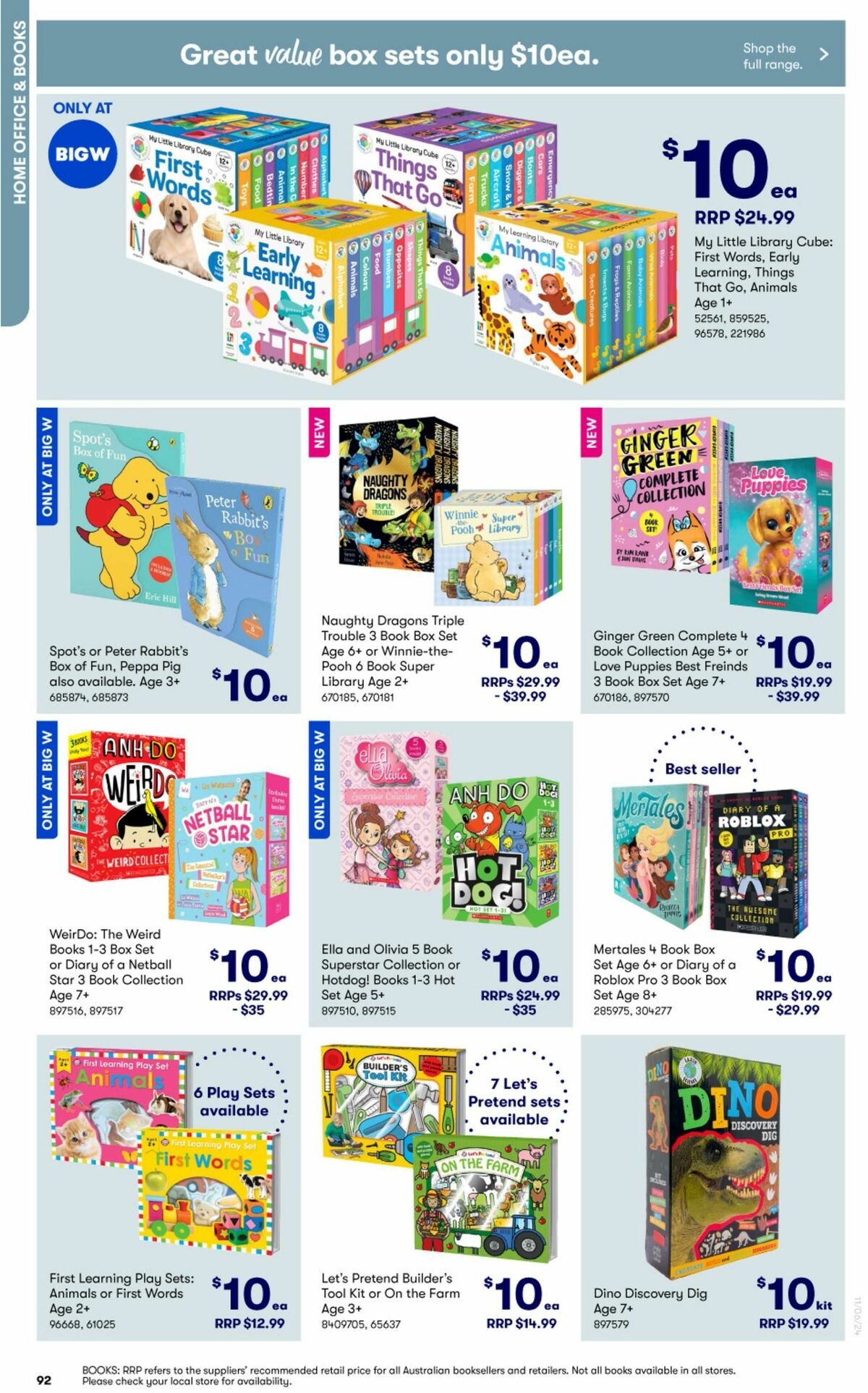 Big W Big Whopping Toy Sale Catalogues from 11 June