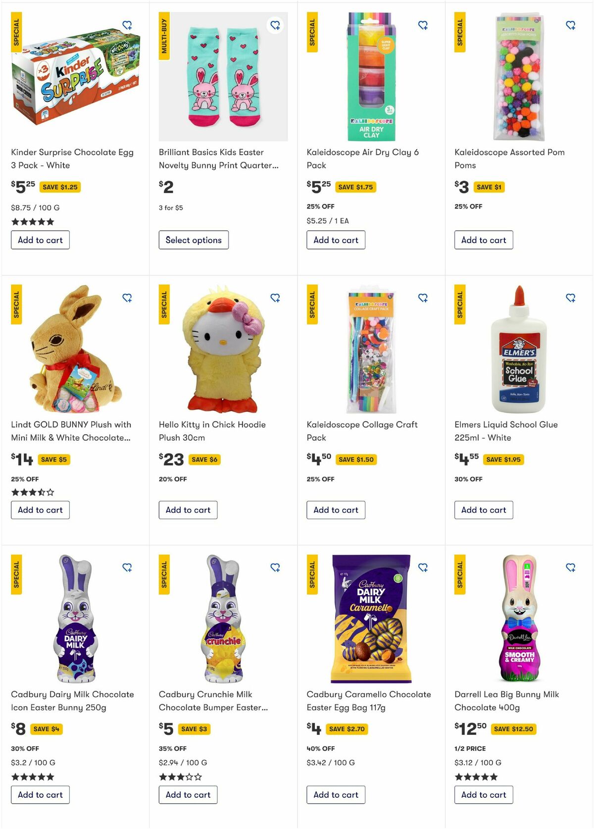 Big W Easter Catalogues from 10 April