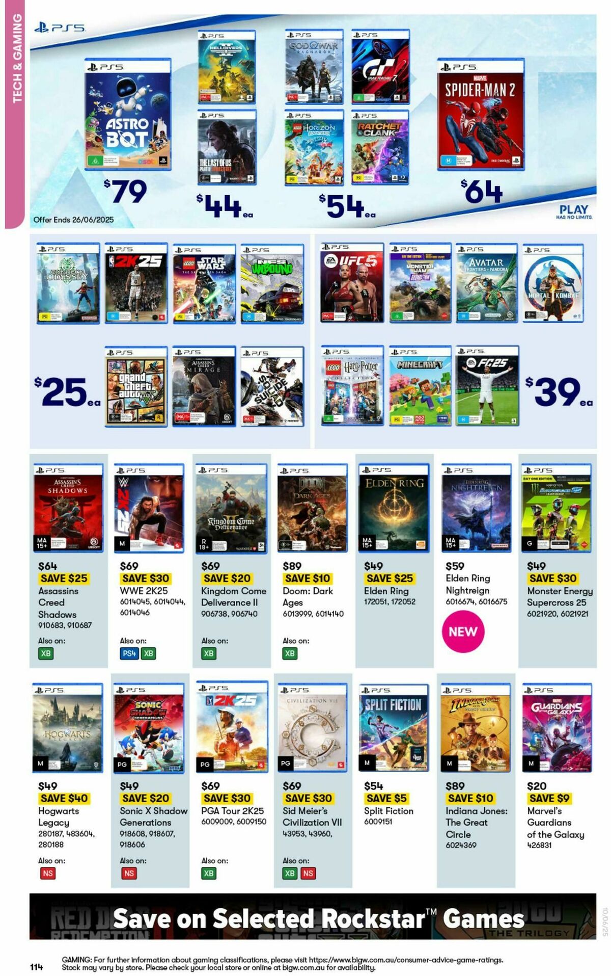 Big W Big Whopping Toy Sale Catalogues from 10 June