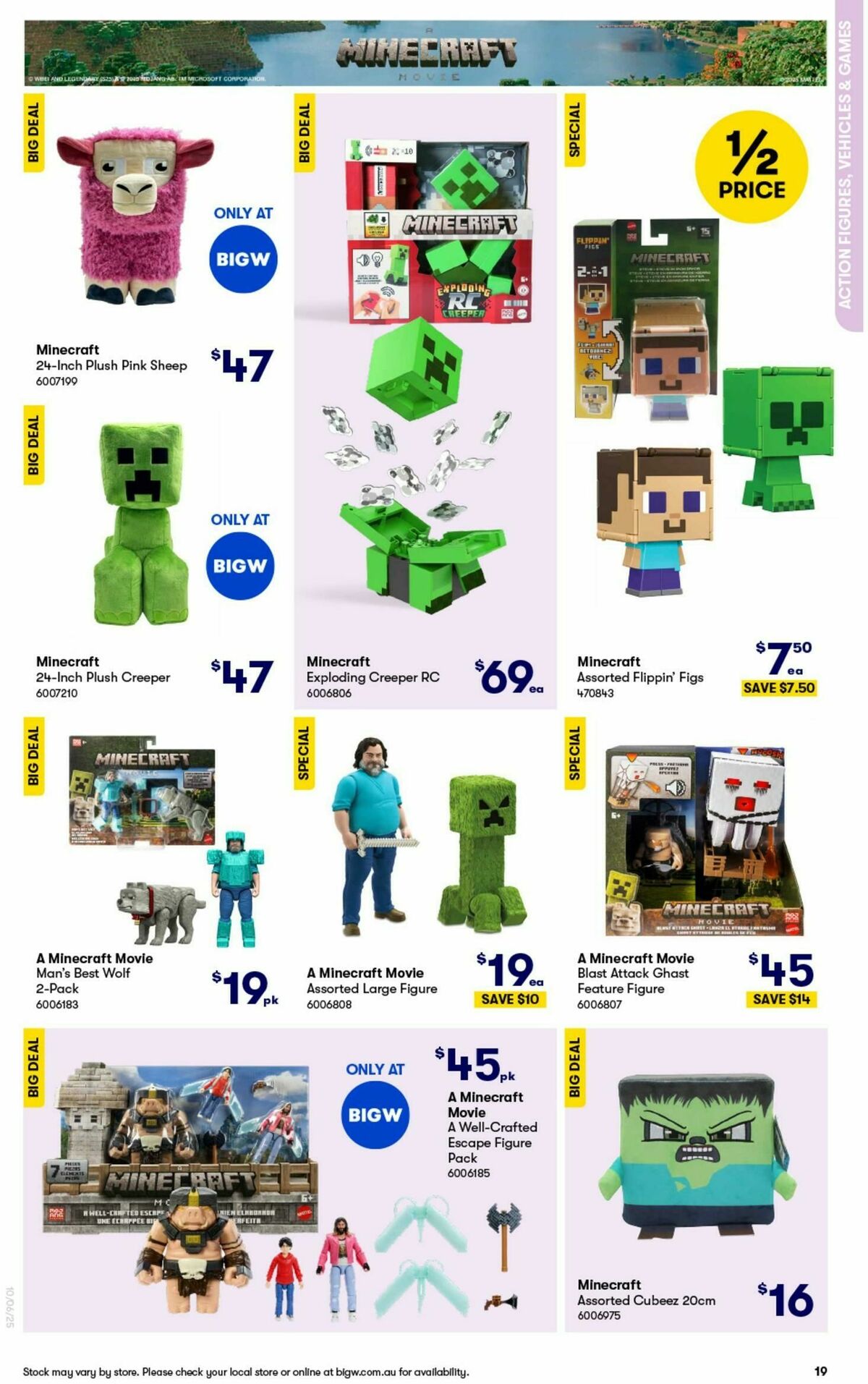 Big W Big Whopping Toy Sale Catalogues from 10 June