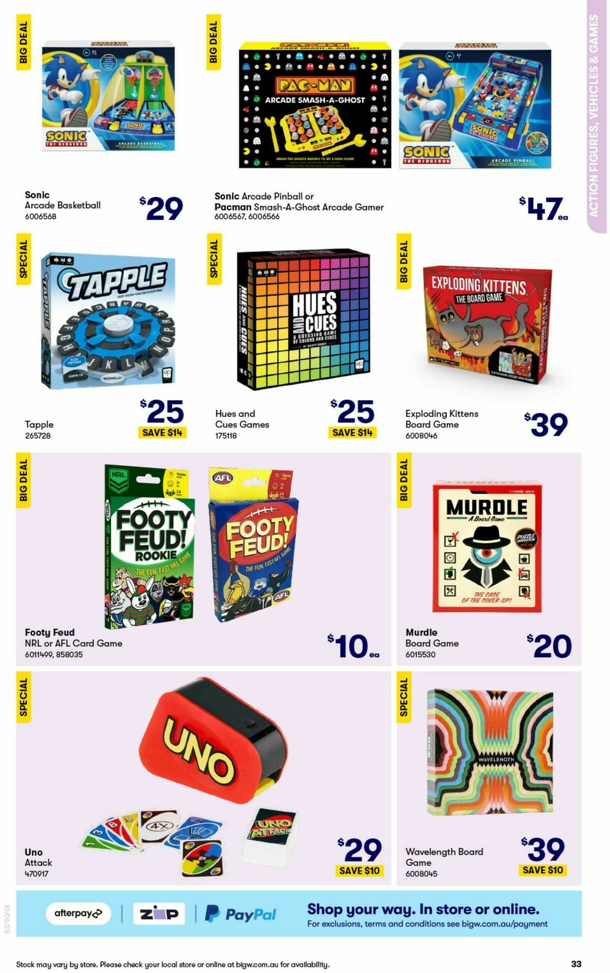 Big W Big Whopping Toy Sale Catalogues from 10 June