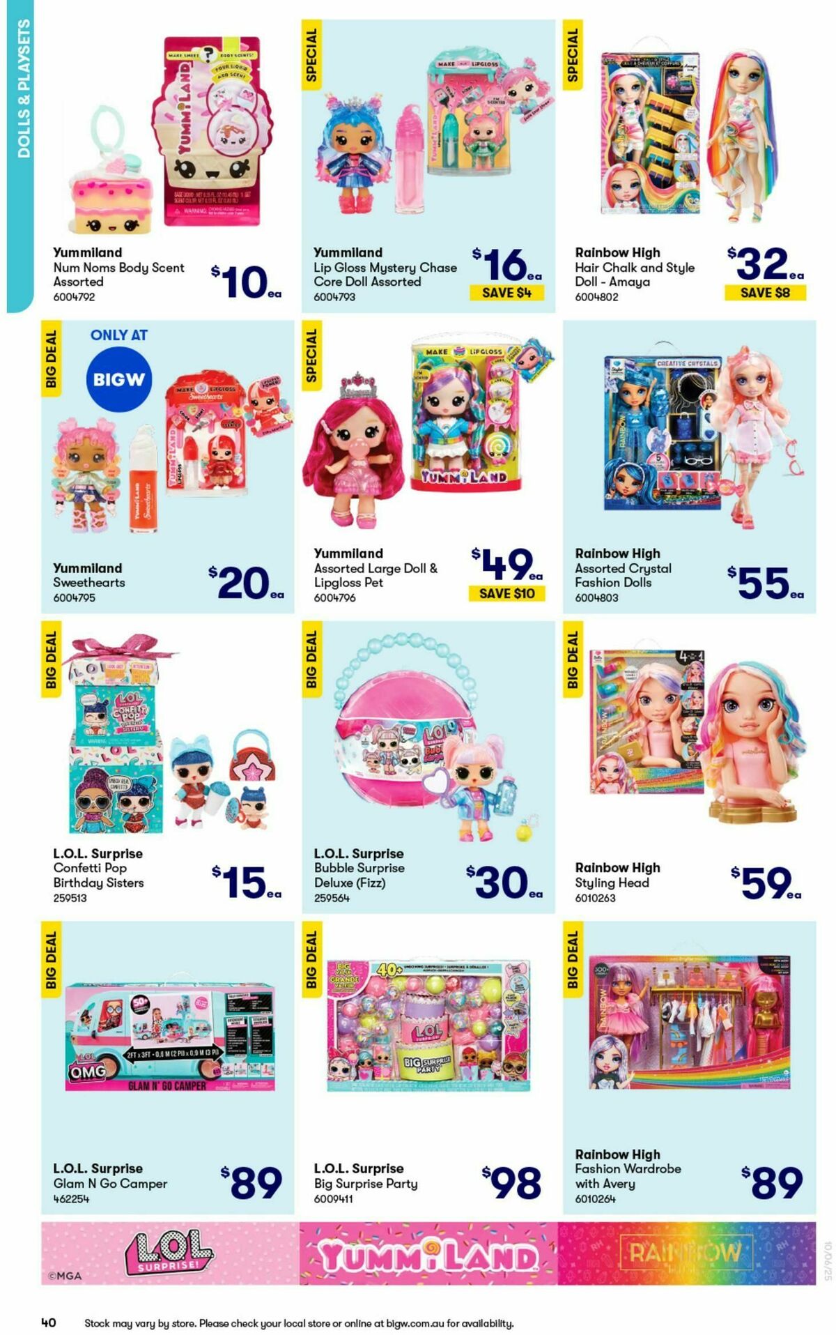 Big W Big Whopping Toy Sale Catalogues from 10 June