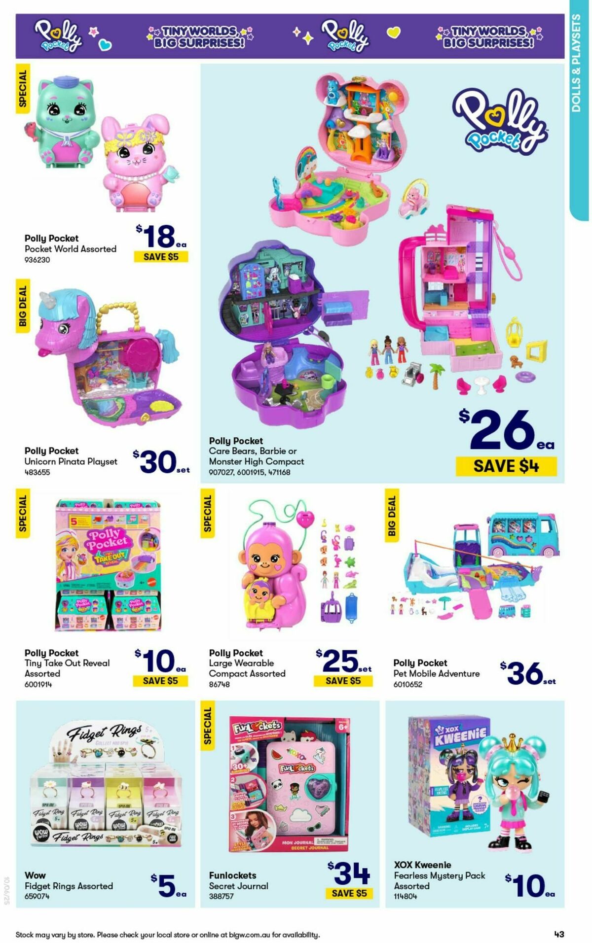 Big W Big Whopping Toy Sale Catalogues from 10 June
