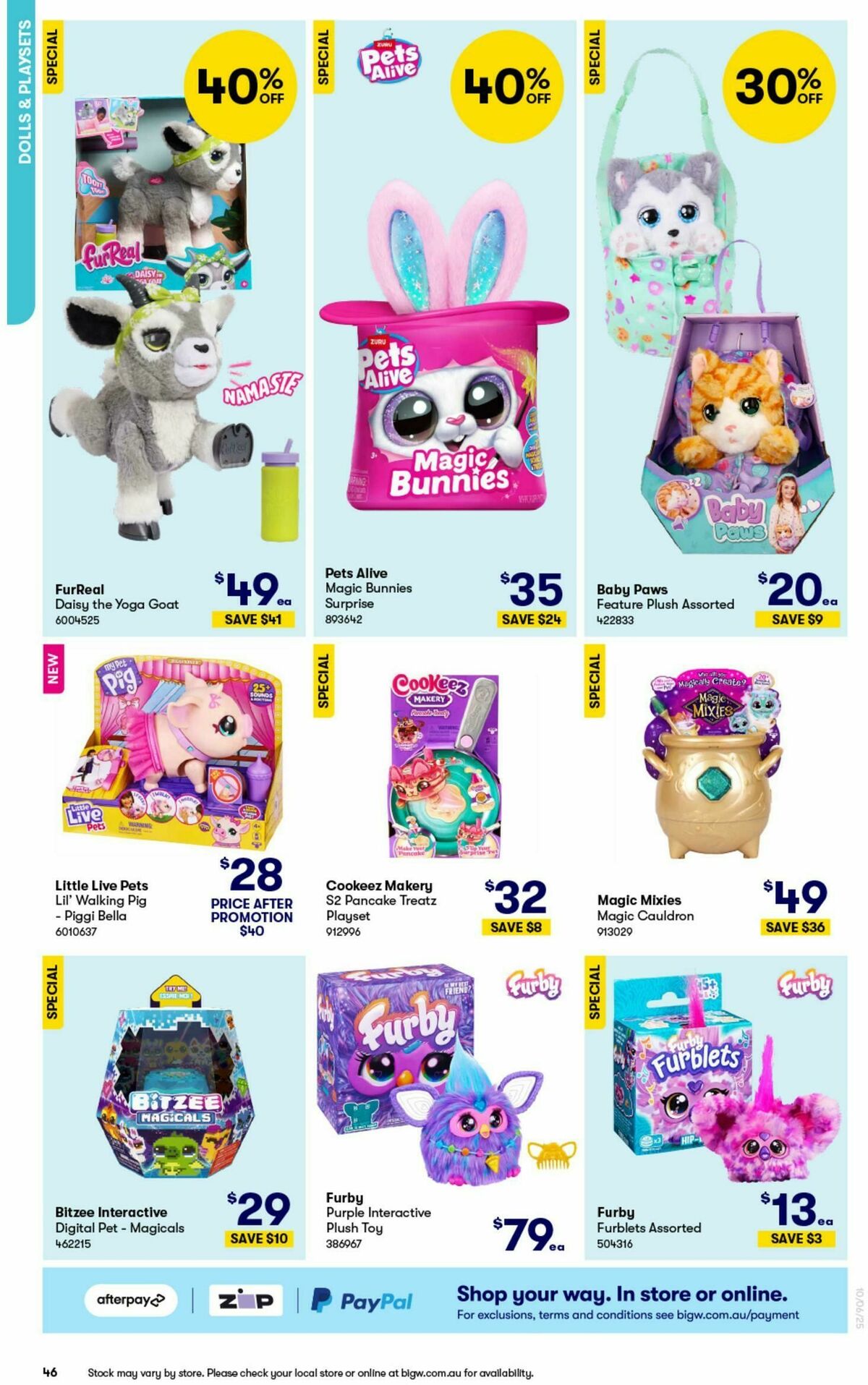 Big W Big Whopping Toy Sale Catalogues from 10 June