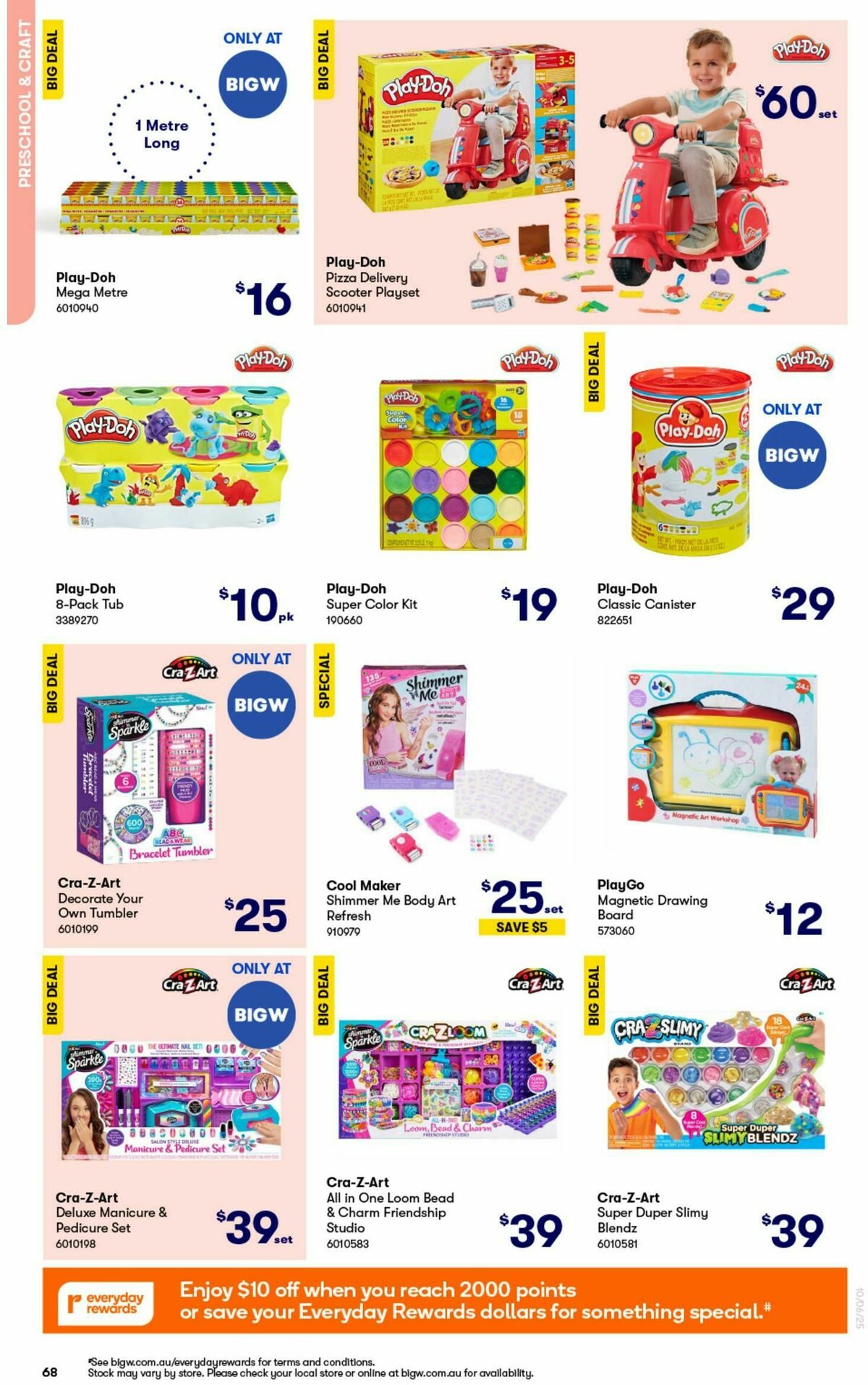 Big W Big Whopping Toy Sale Catalogues from 10 June