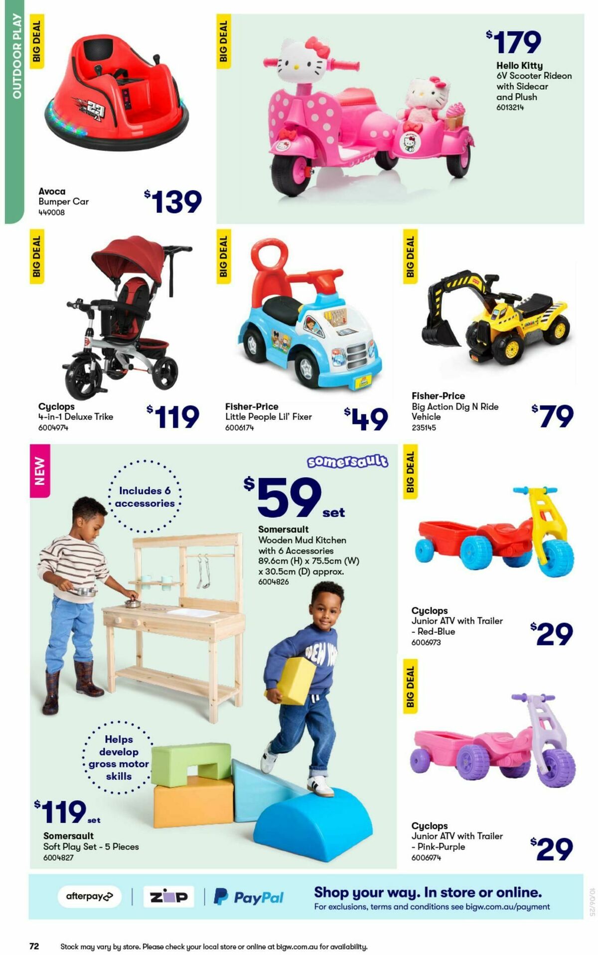 Big W Big Whopping Toy Sale Catalogues from 10 June