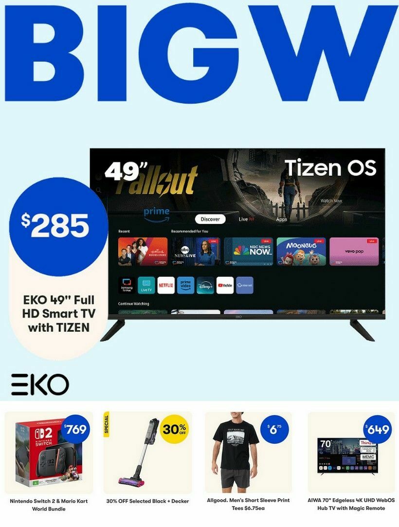 Big W Catalogues from 7 August