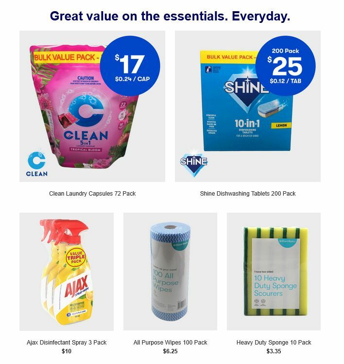 Big W Household Cleaning Catalogues from 18 January