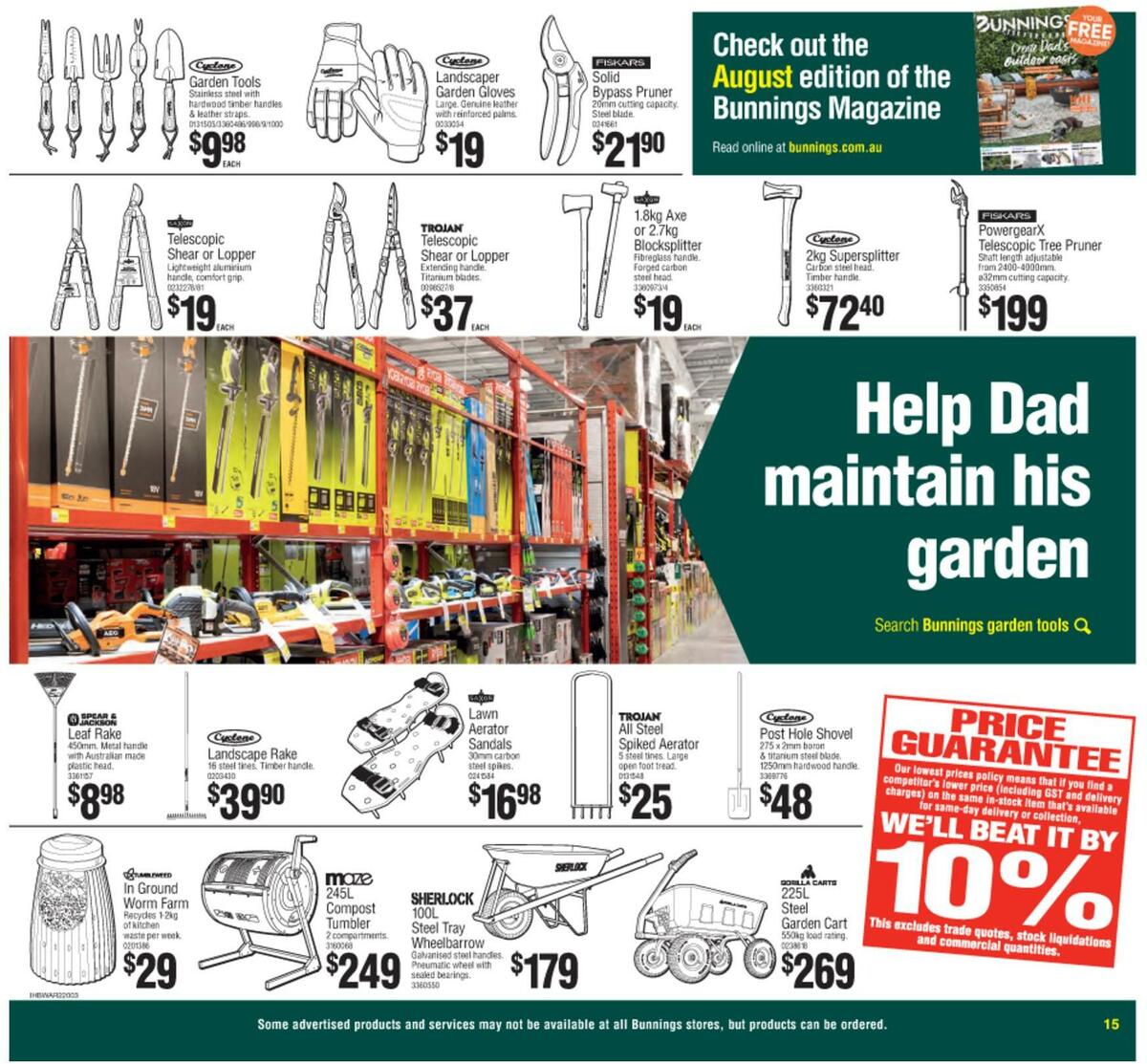Bunnings Warehouse Catalogues from 19 August