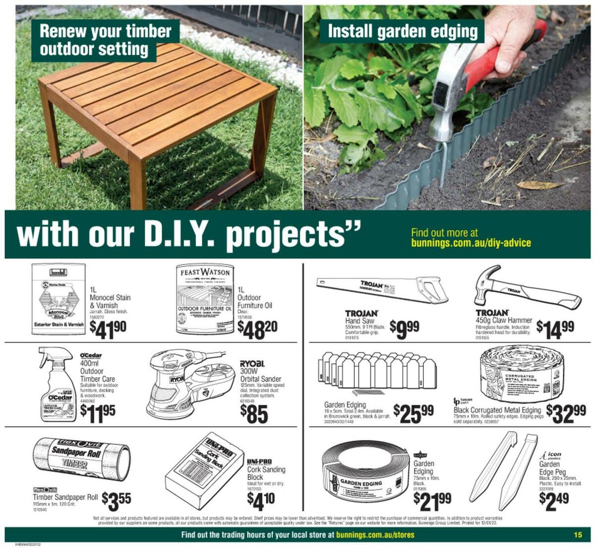 Bunnings Warehouse Catalogues from 12 January
