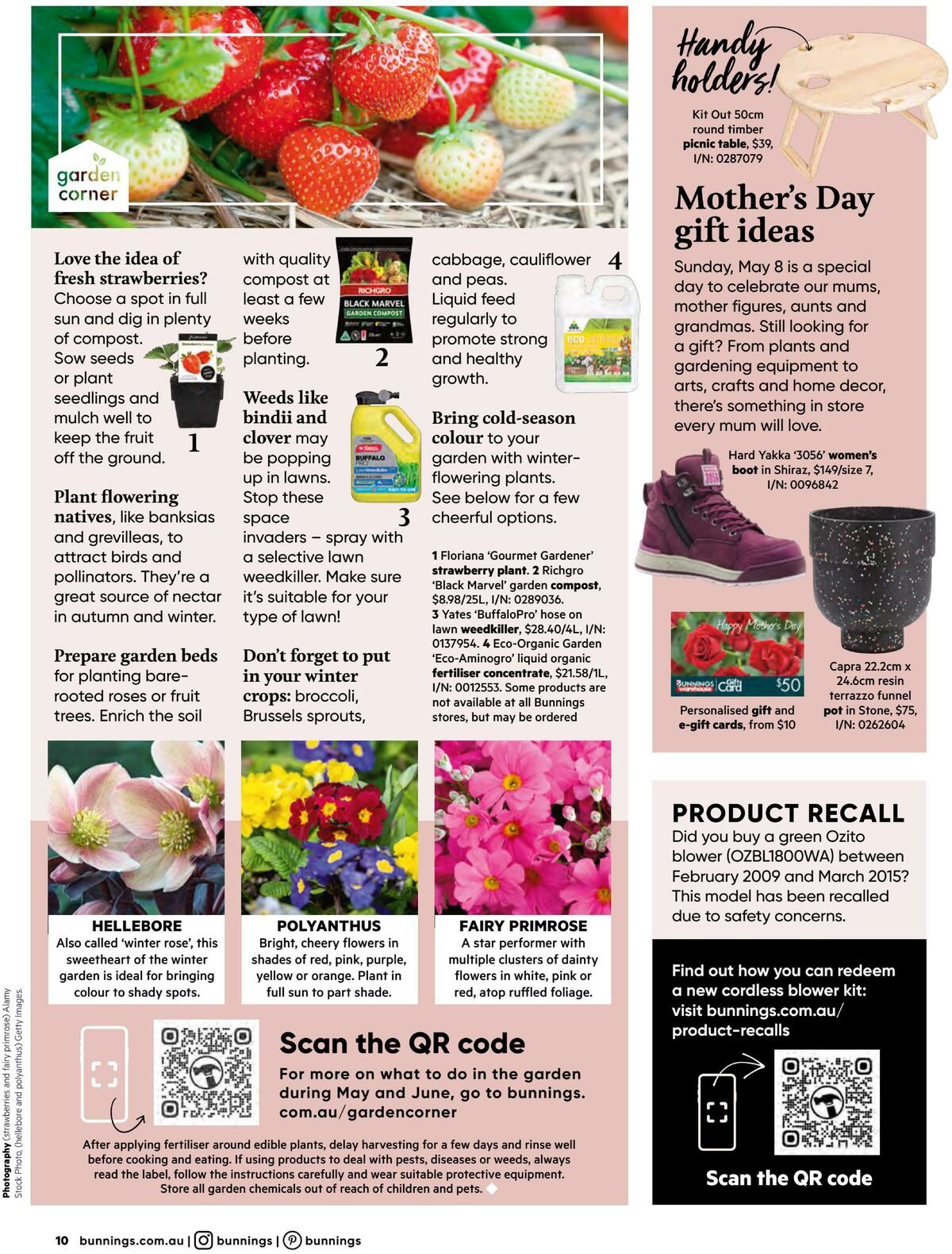 Bunnings Warehouse Magazine May/June Catalogues from 1 May