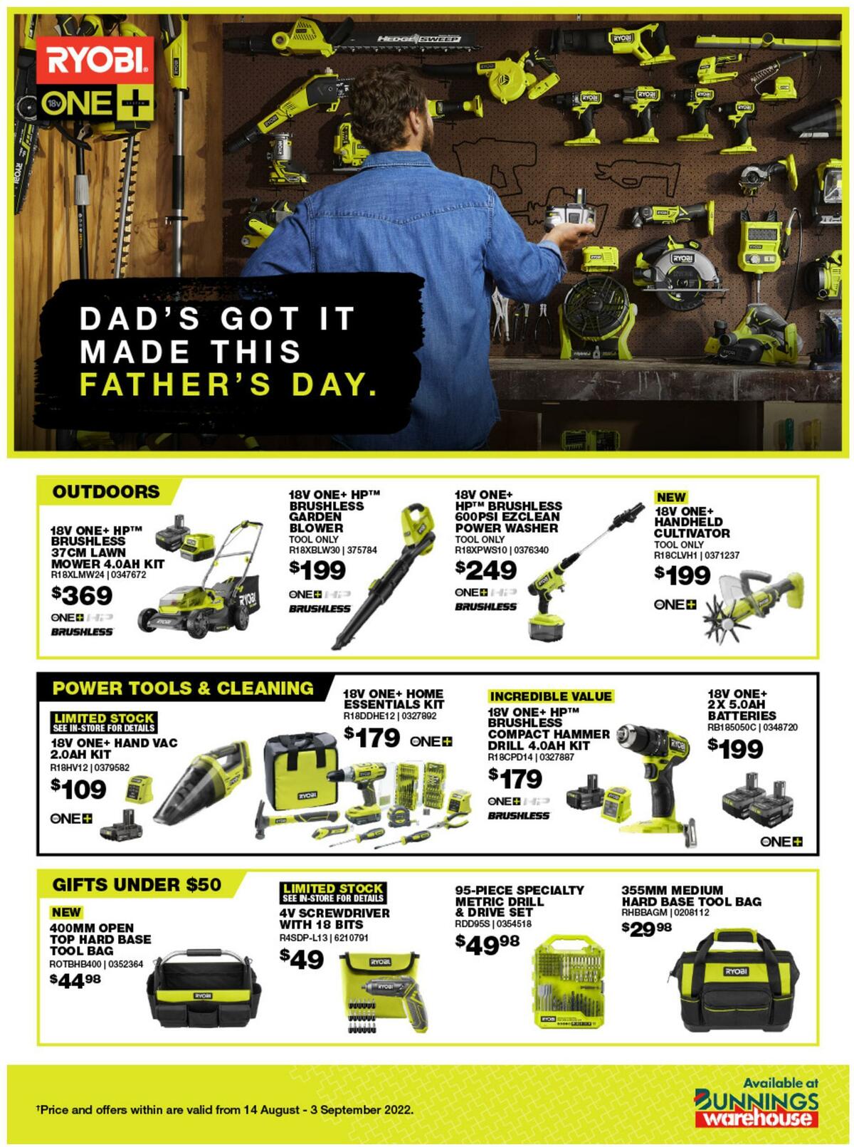 Bunnings Warehouse Catalogues from 14 August