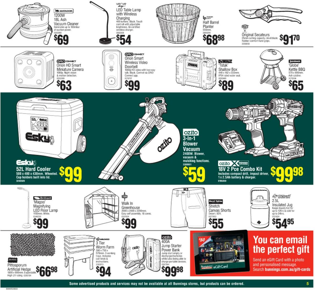 Bunnings Warehouse Catalogues from 17 August