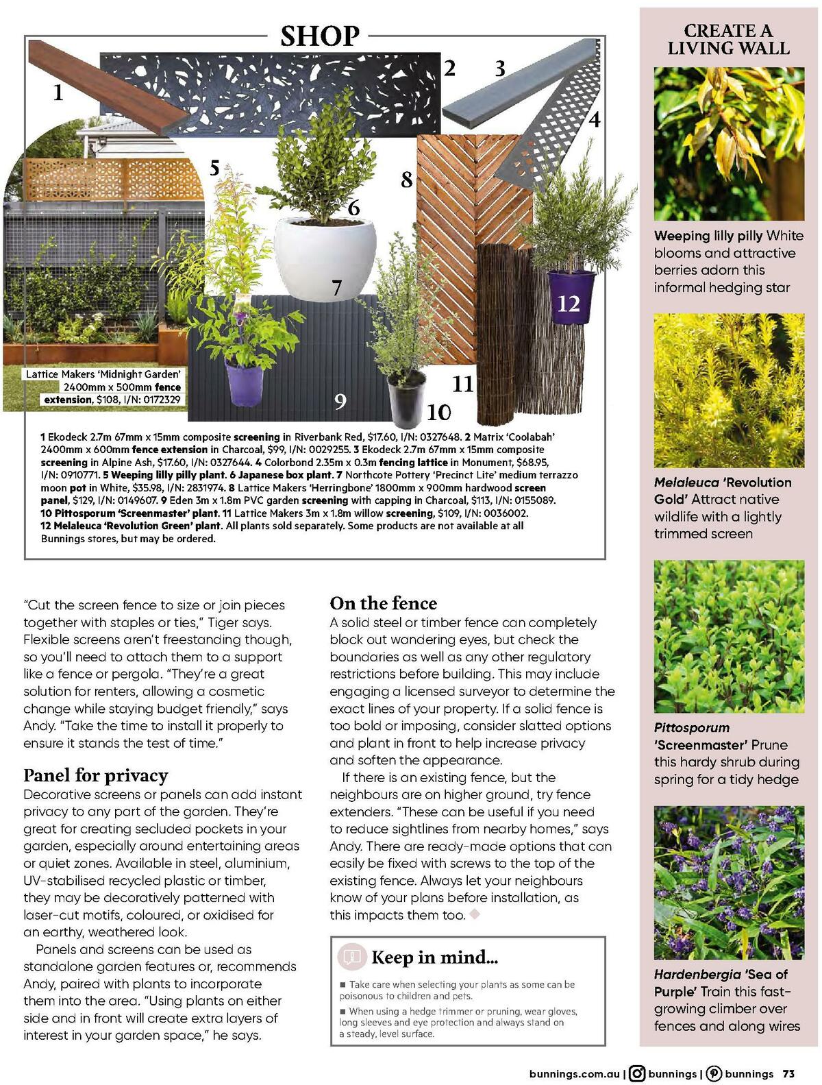 Bunnings Warehouse Magazine September Catalogues from 1 September