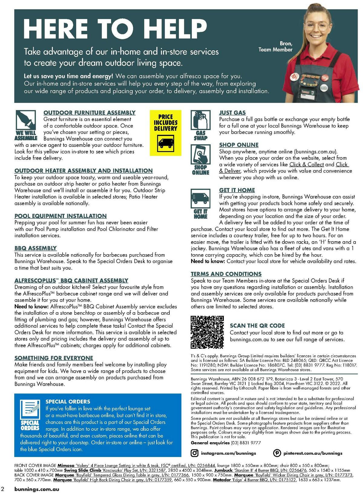 Bunnings Warehouse Outdoor Living Catalogues from 20 September