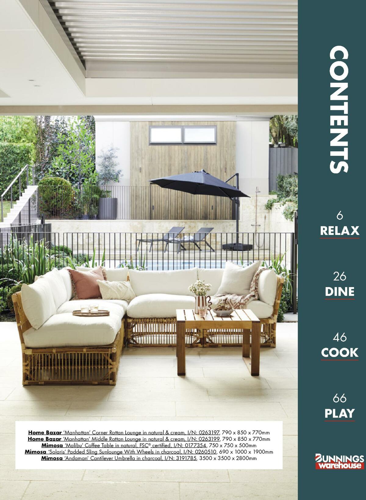 Bunnings Warehouse Outdoor Living Catalogues from 20 September