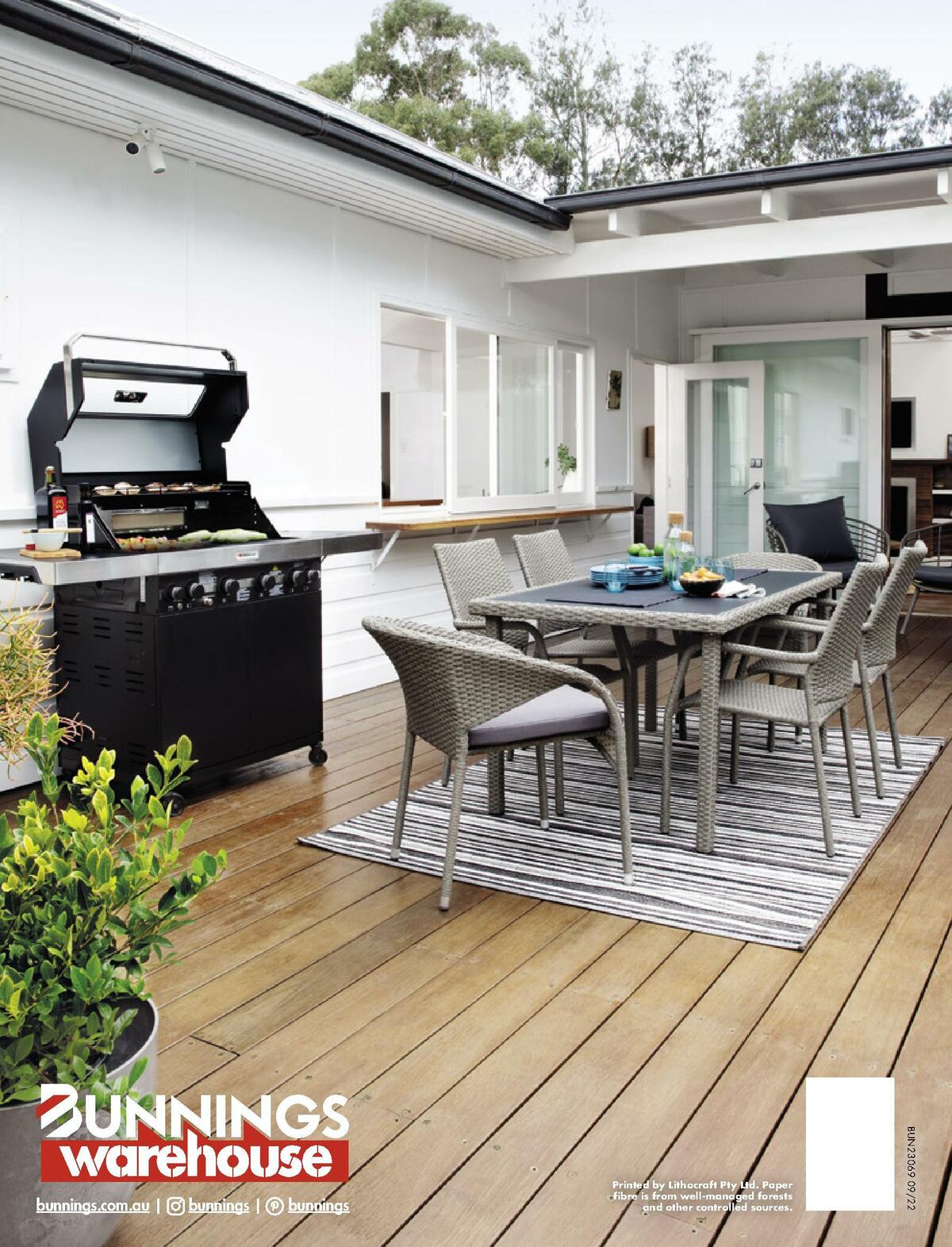 Bunnings Warehouse Outdoor Living Catalogues from 20 September