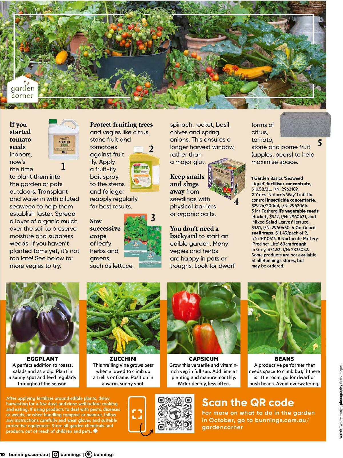 Bunnings Warehouse Magazine October Catalogues from 1 October