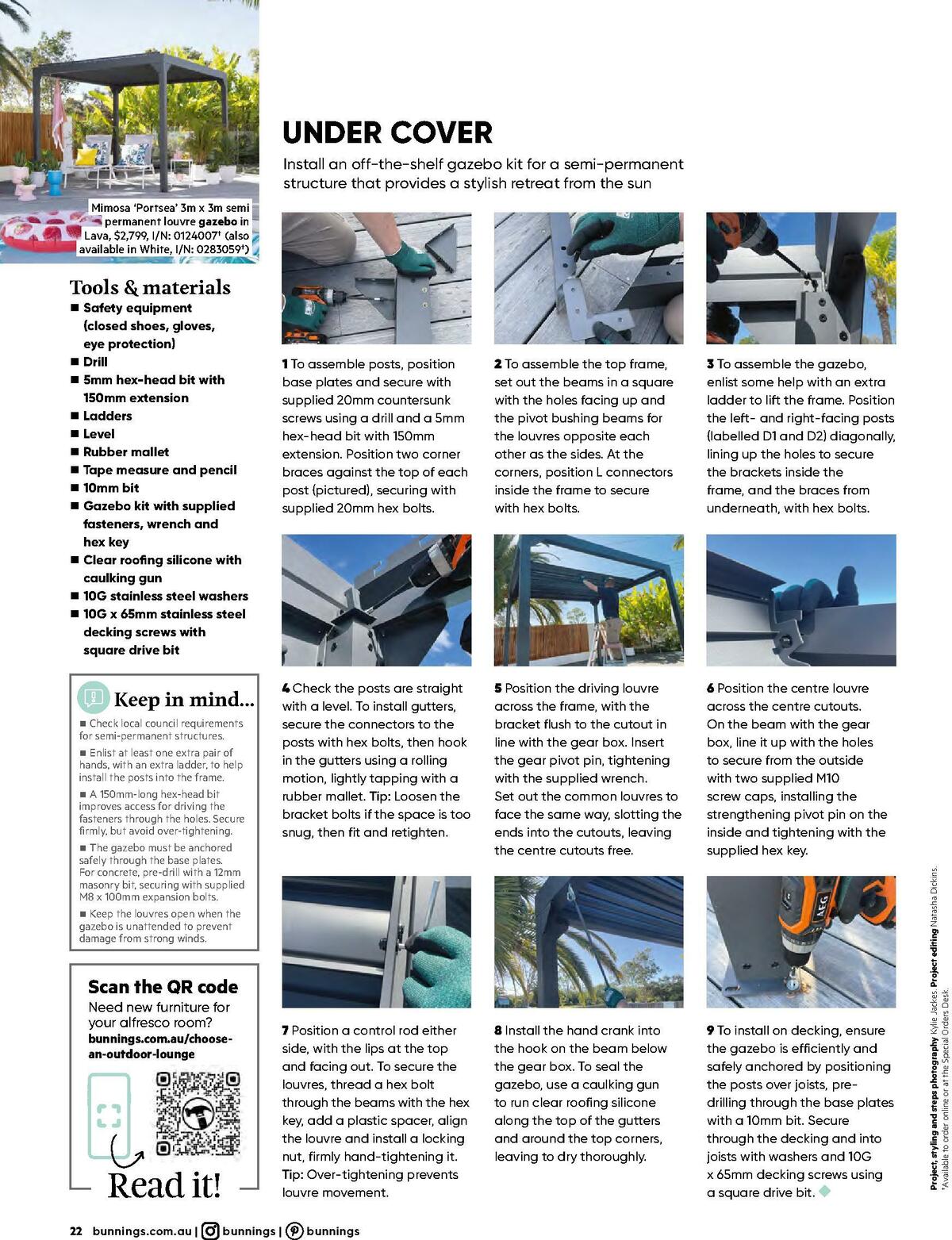 Bunnings Warehouse Magazine October Catalogues from 1 October