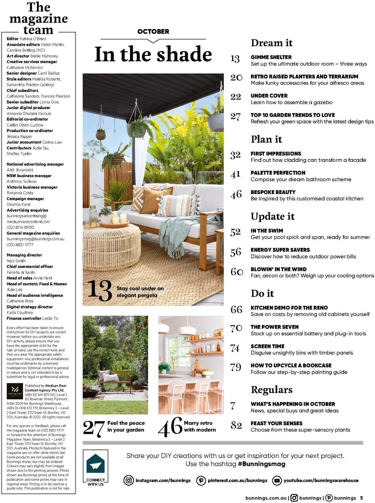 Bunnings Warehouse Magazine October Catalogues from 1 October