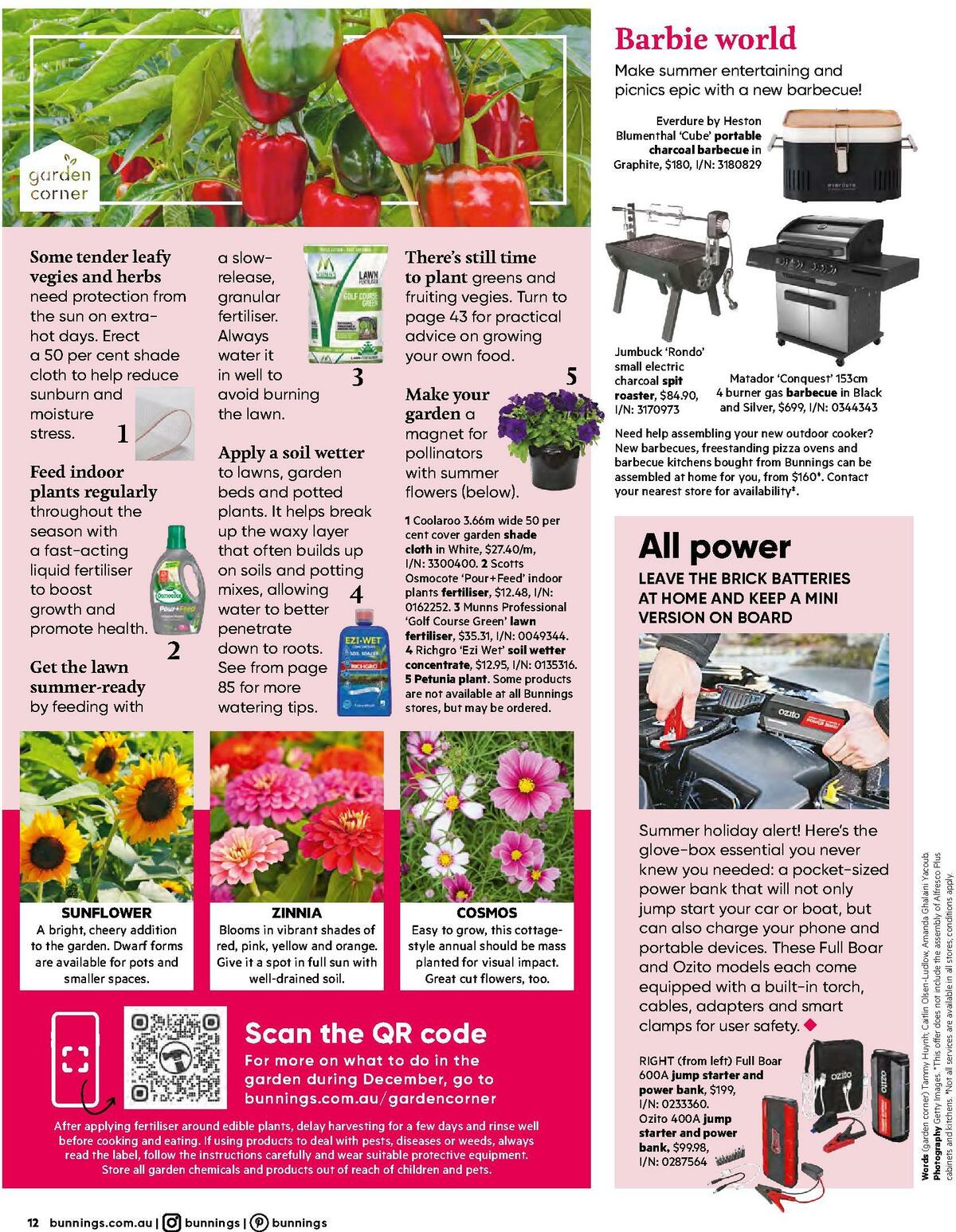Bunnings Warehouse Magazine December Catalogues from 1 December
