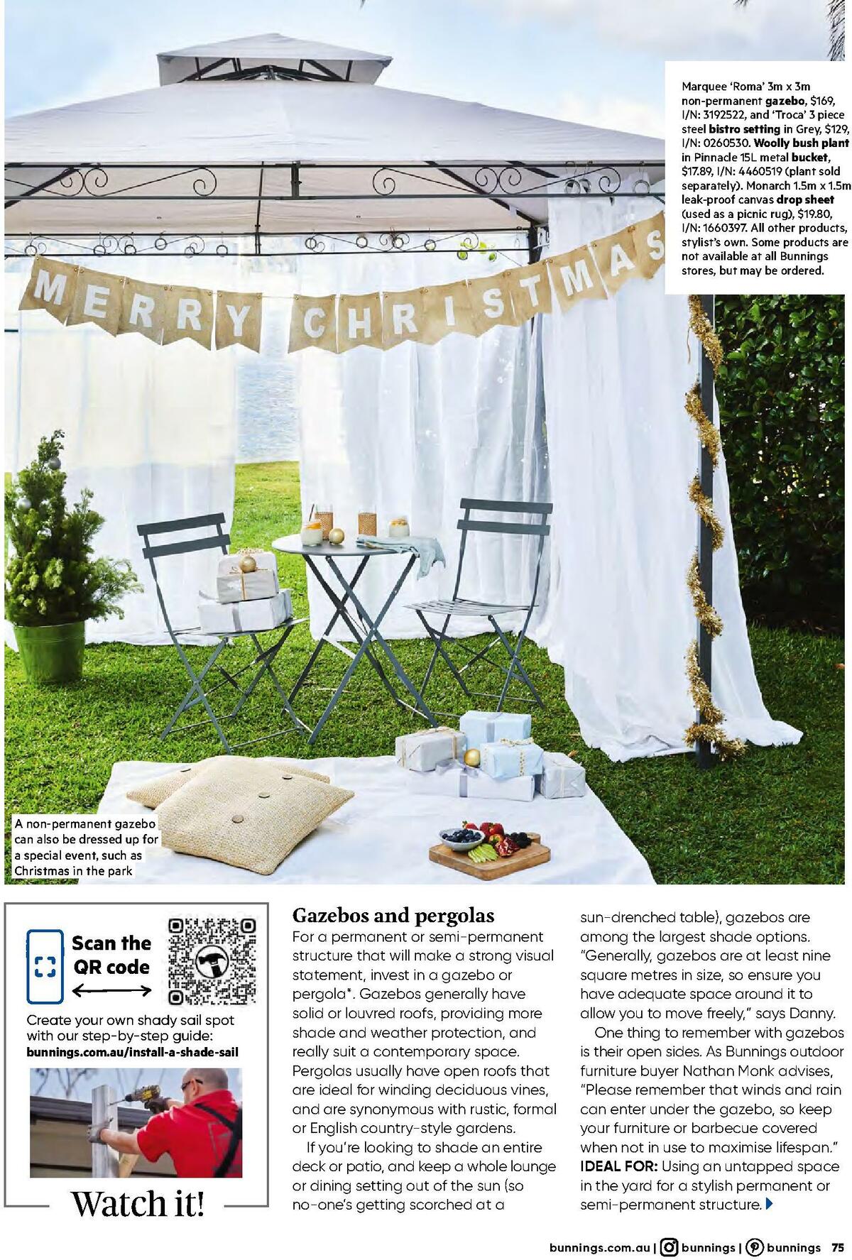 Bunnings Warehouse Magazine December Catalogues from 1 December