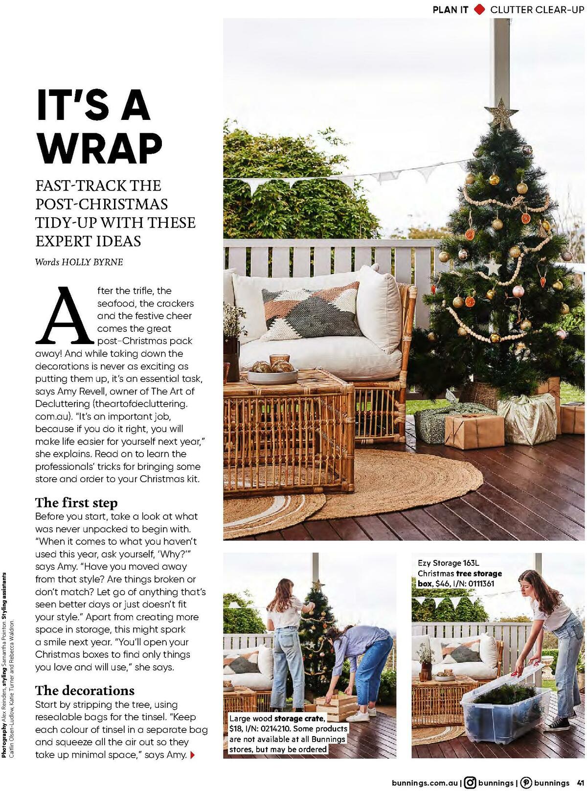 Bunnings Warehouse Magazine January Catalogues from 1 January