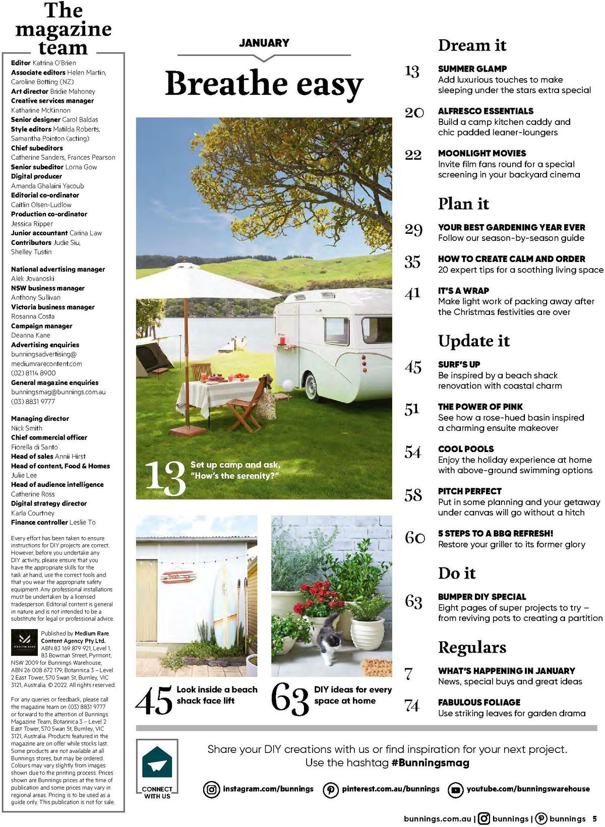 Bunnings Warehouse Magazine January Catalogues from 1 January