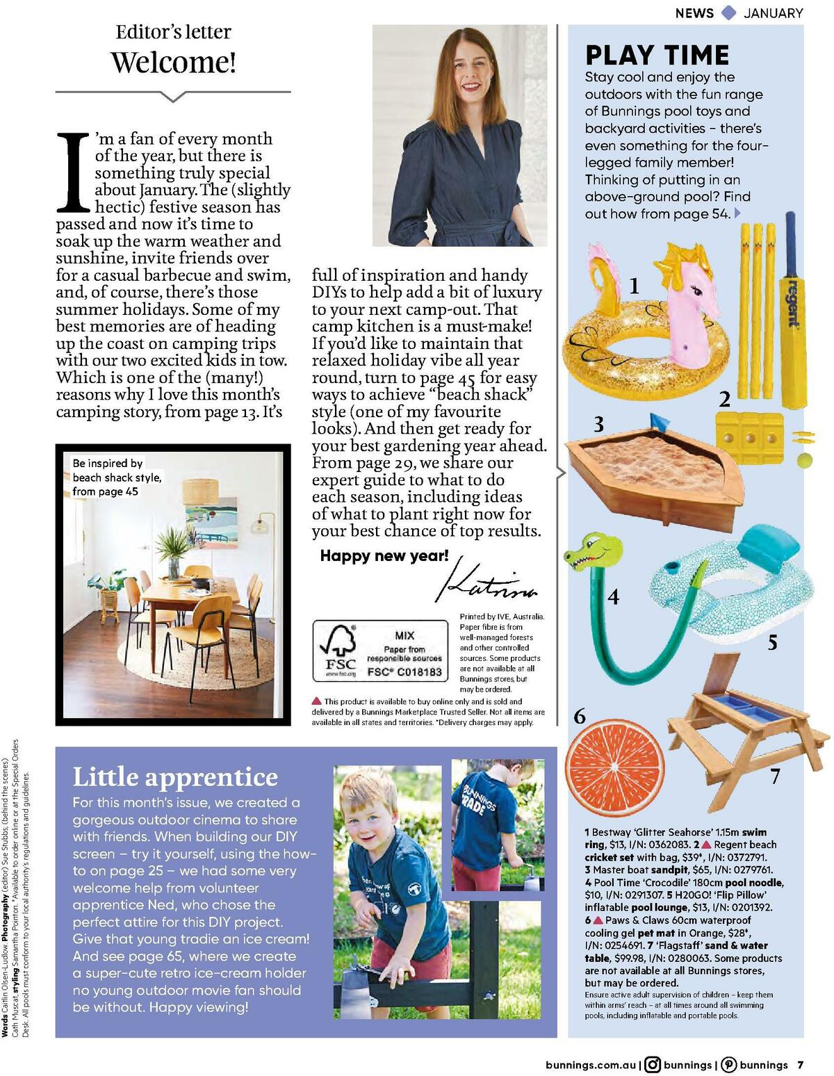 Bunnings Warehouse Magazine January Catalogues from 1 January