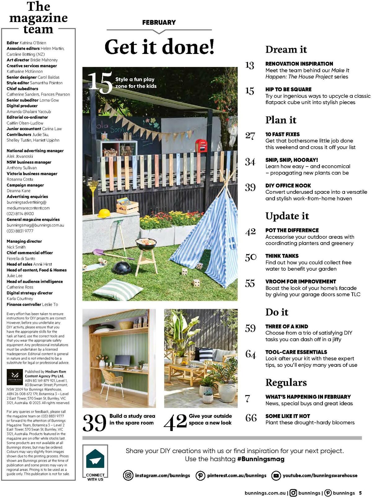 Bunnings Warehouse Magazine February Catalogues from 1 February