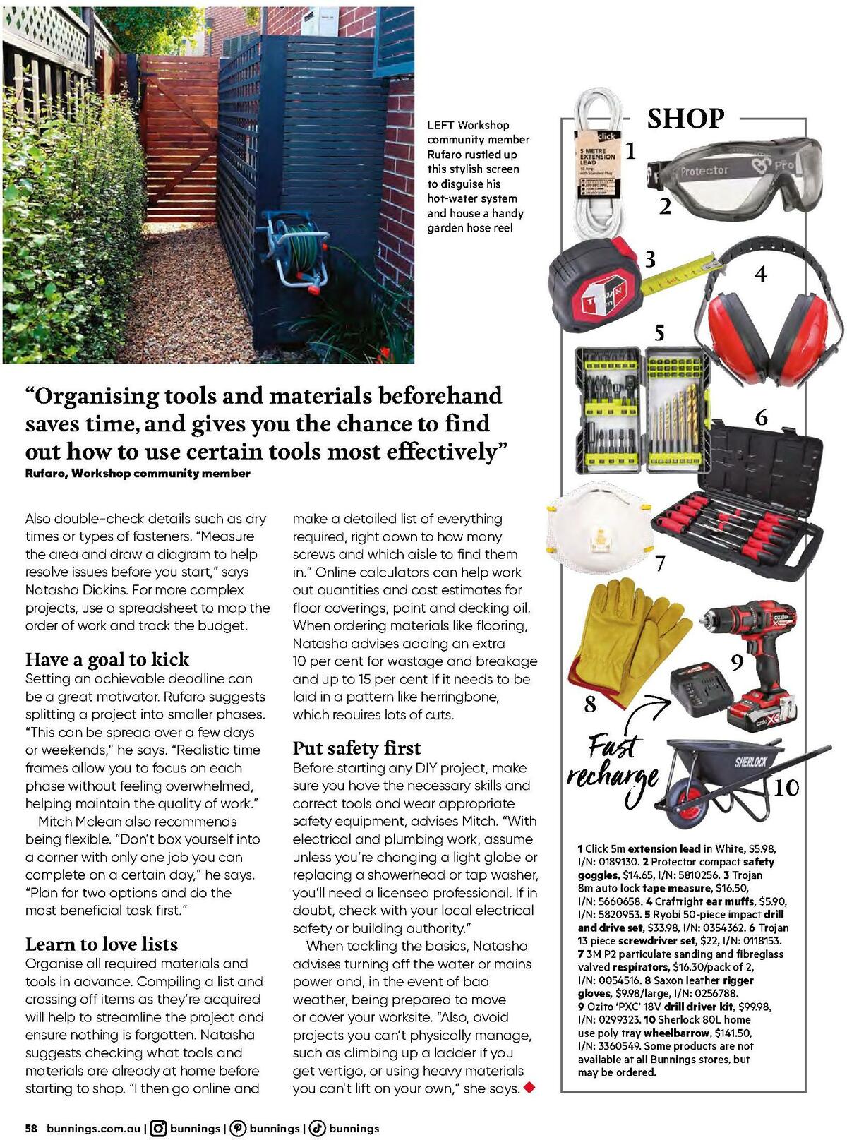 Bunnings Warehouse Magazine March Catalogues from 1 March